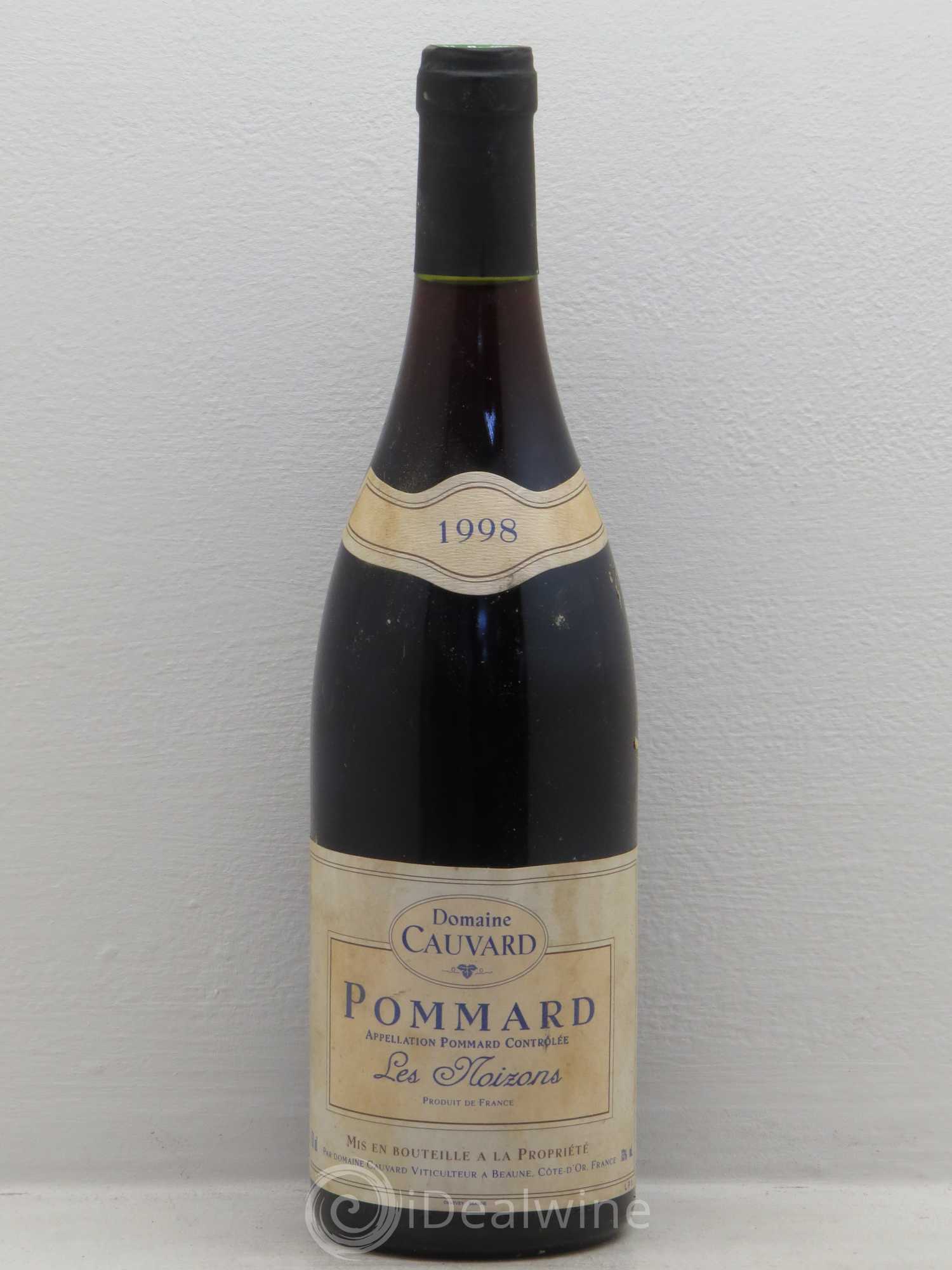 Pommard Domaine Cauvart Les Moizons(sans prix de réserve) 1998 - Posten von 1 Flasche - 0