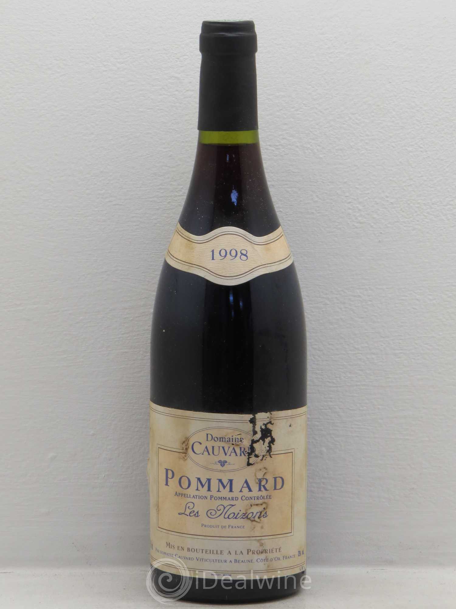 Pommard Domaine Cauvart Les Moizons(sans prix de réserve) 1998 - Posten von 1 Flasche - 0
