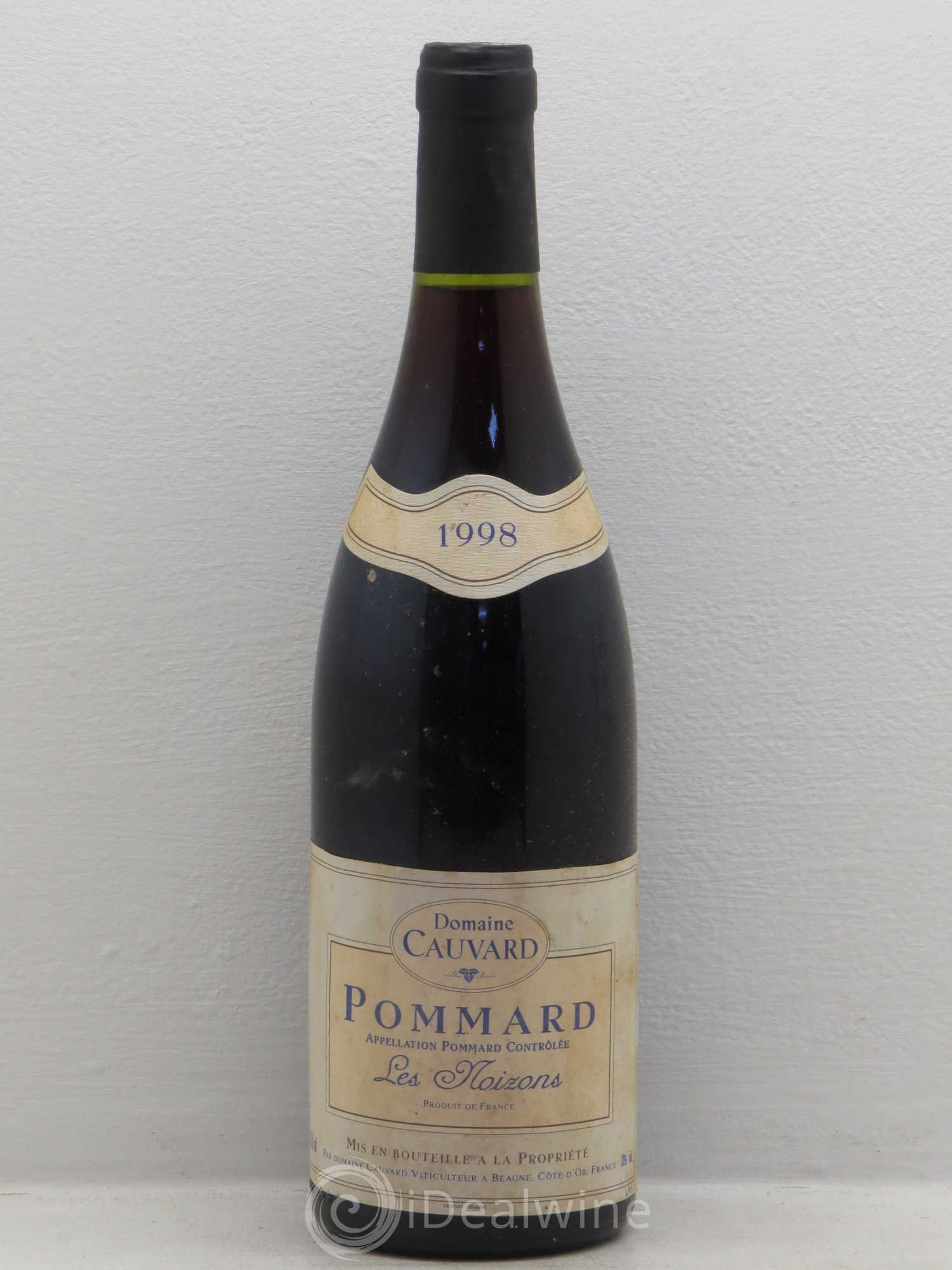 Pommard Domaine Cauvart Les Moizons(sans prix de réserve) 1998 - Posten von 1 Flasche - 0