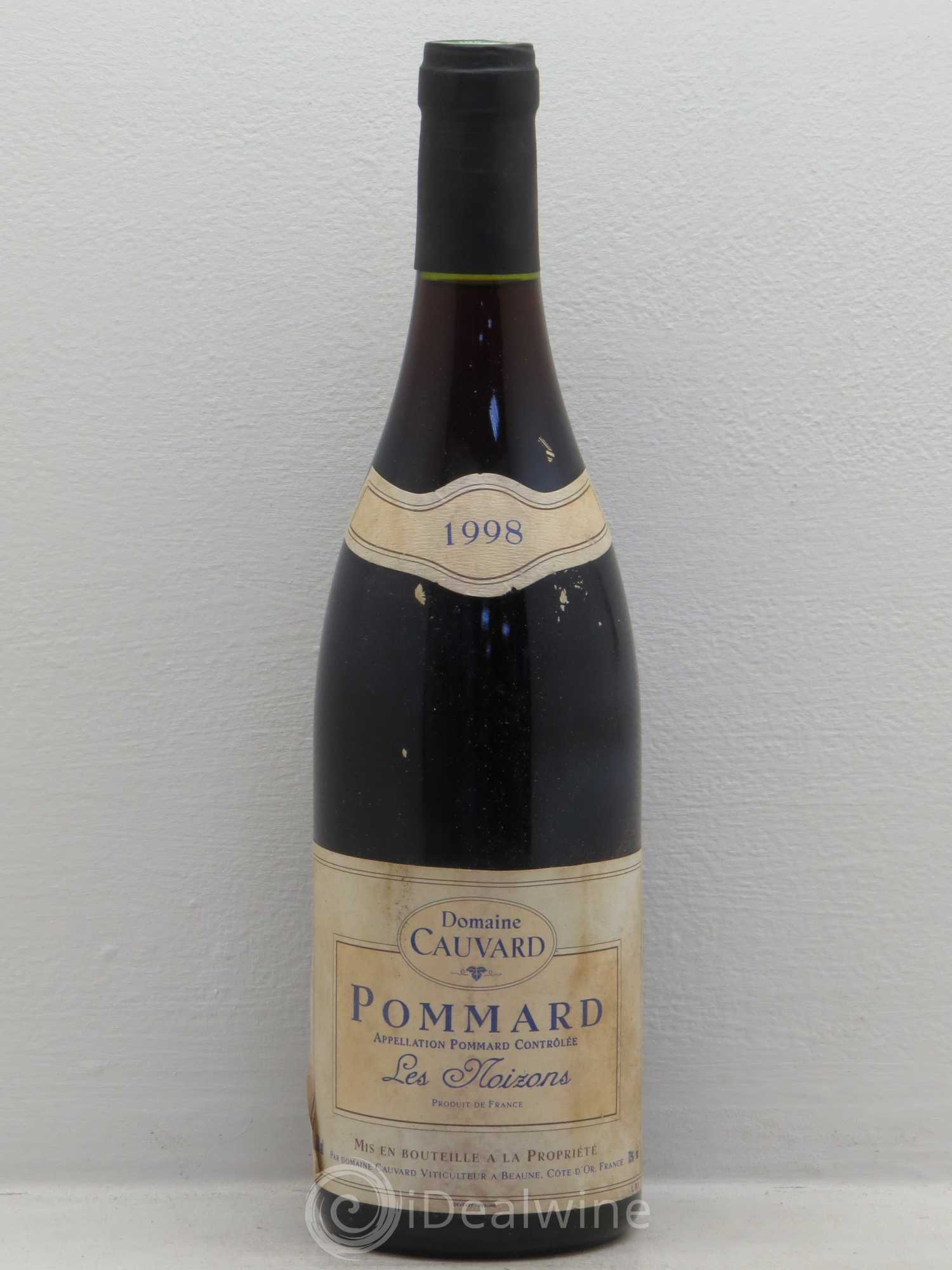 Pommard Domaine Cauvart Les Moizons(sans prix de réserve) 1998 - Posten von 1 Flasche - 0