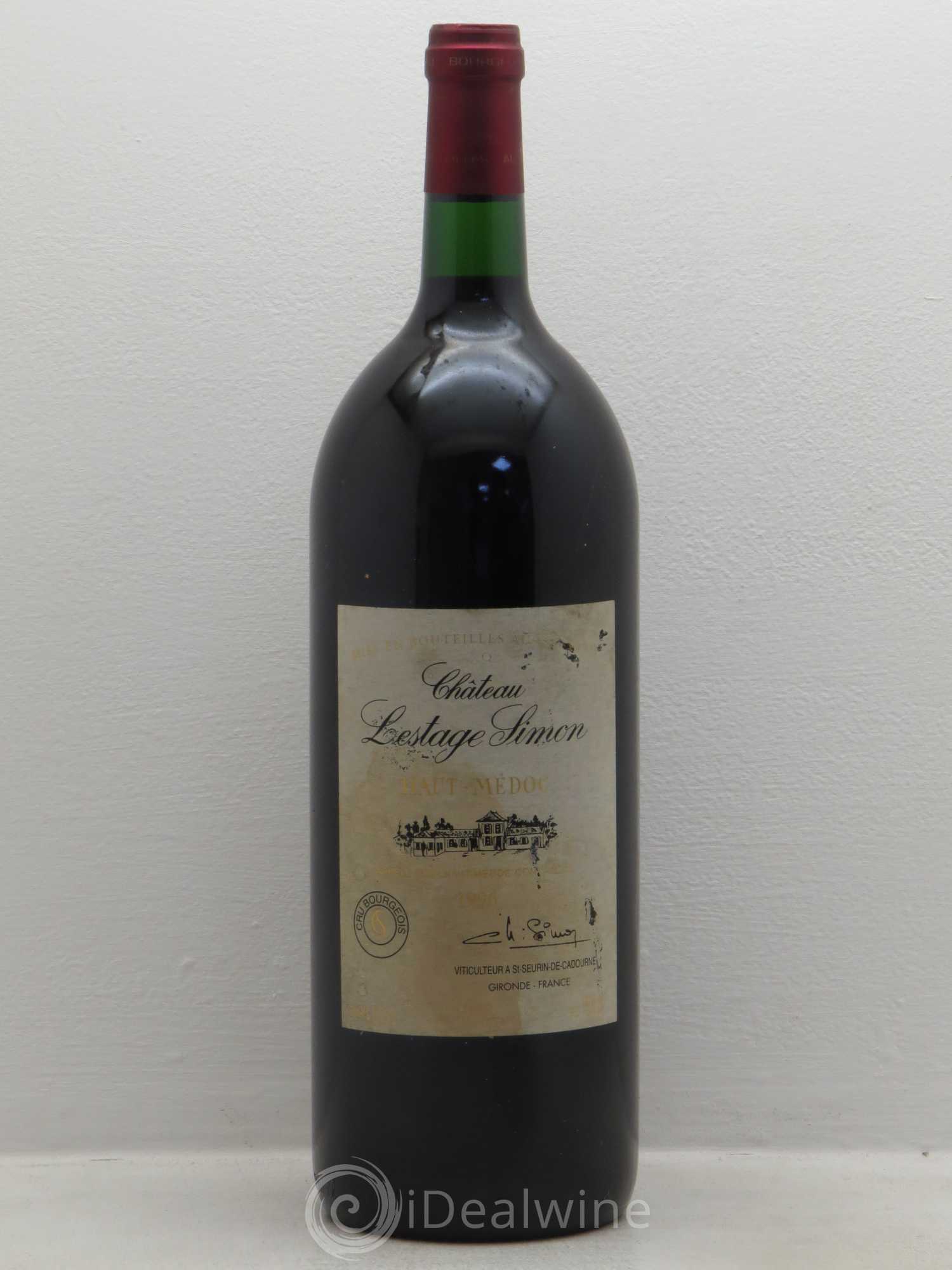 Château Lestage Simon Cru Bourgeois (sans prix de réserve) 1996 - Lot de 1 magnum - 0