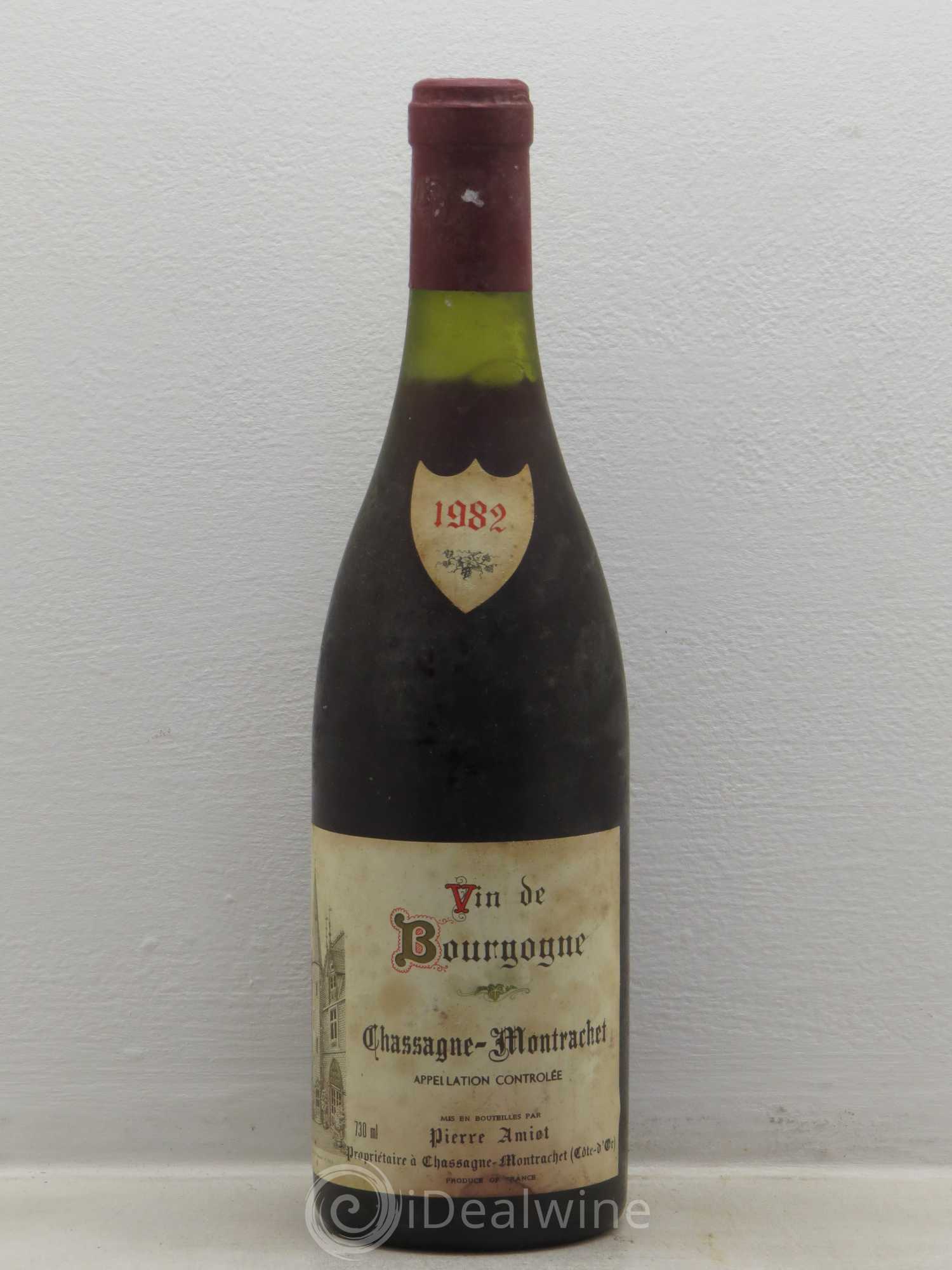 Chassagne-Montrachet Domaine Pierre Amiot (sans prix de réserve) 1982 - Posten von 1 Flasche - 0