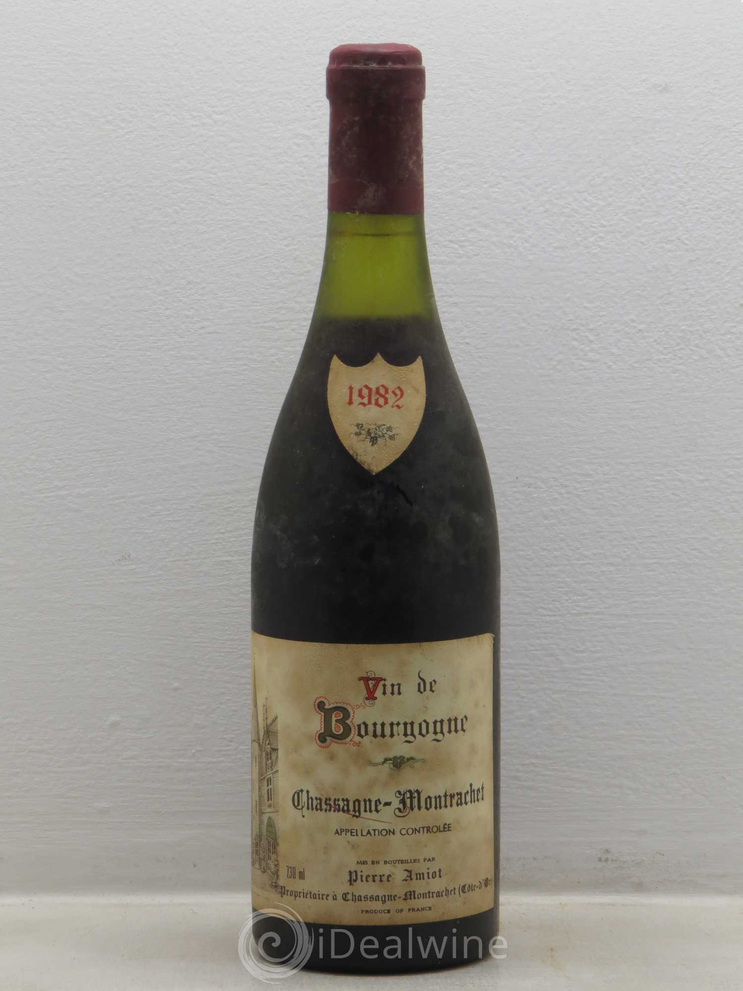 Chassagne-Montrachet Domaine Pierre Amiot (sans prix de réserve) 1982 - Posten von 1 Flasche - 0