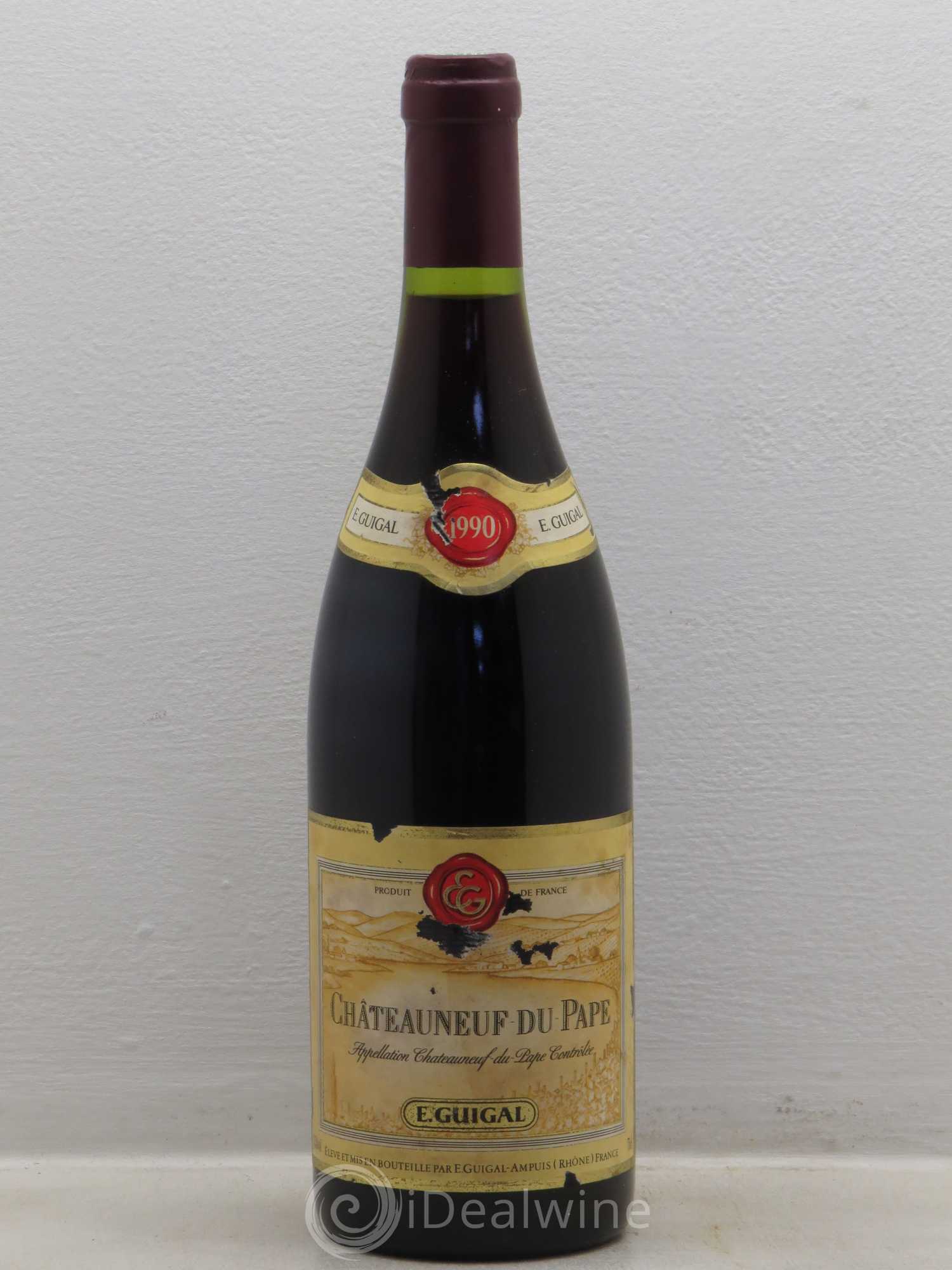 Châteauneuf-du-Pape Guigal 1990 - Lot de 6 bouteilles - 0