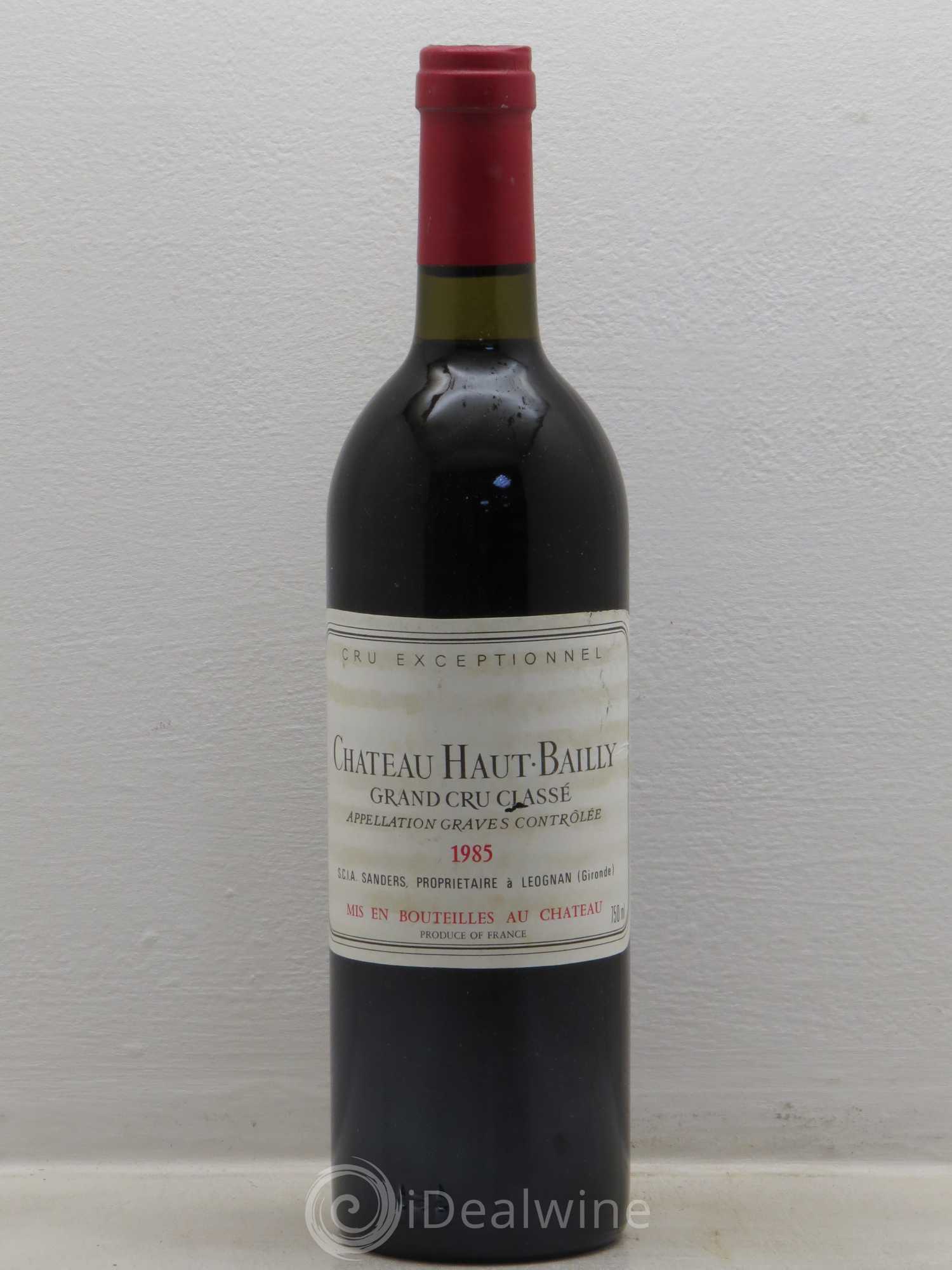 Château Haut-Bailly Cru Classé de Graves 1985 - Lot de 6 bouteilles - 0