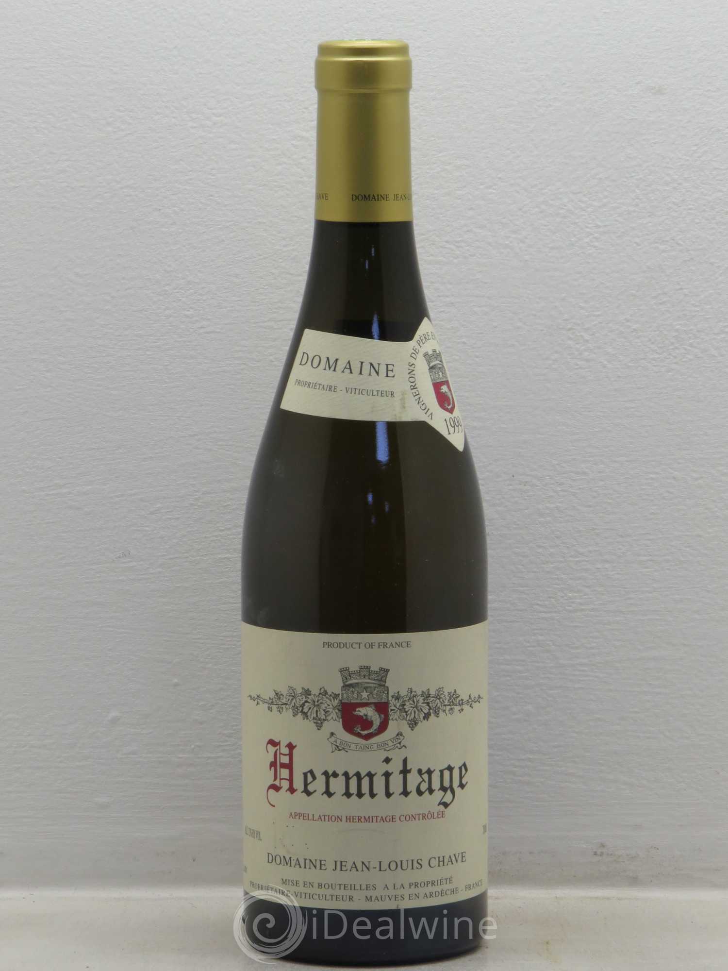 Hermitage Jean-Louis Chave 1999 - Lot de 1 bouteille - 0