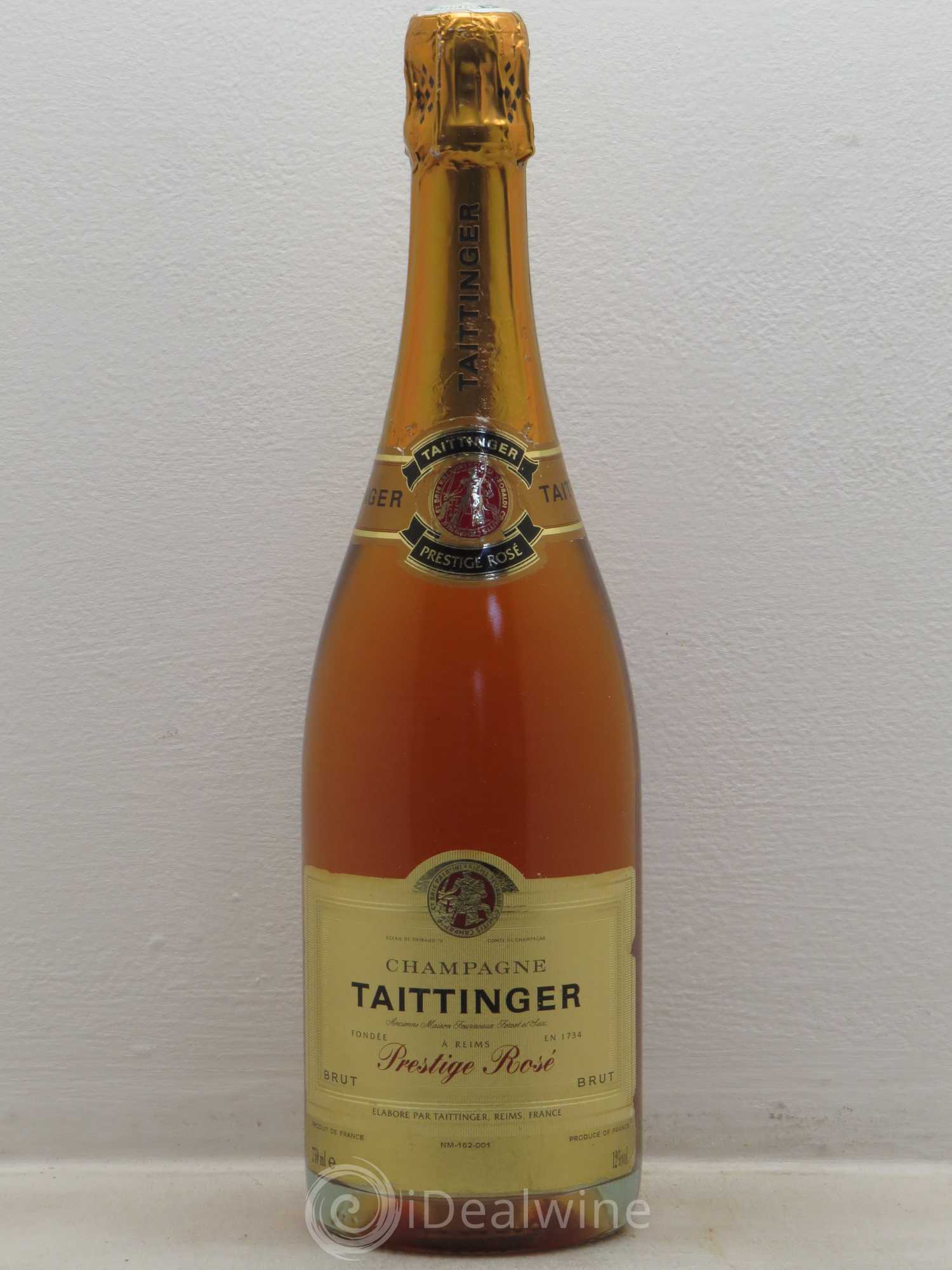 Prestige rosé Taittinger (sans prix de réserve) - Lot de 1 bouteille - 0