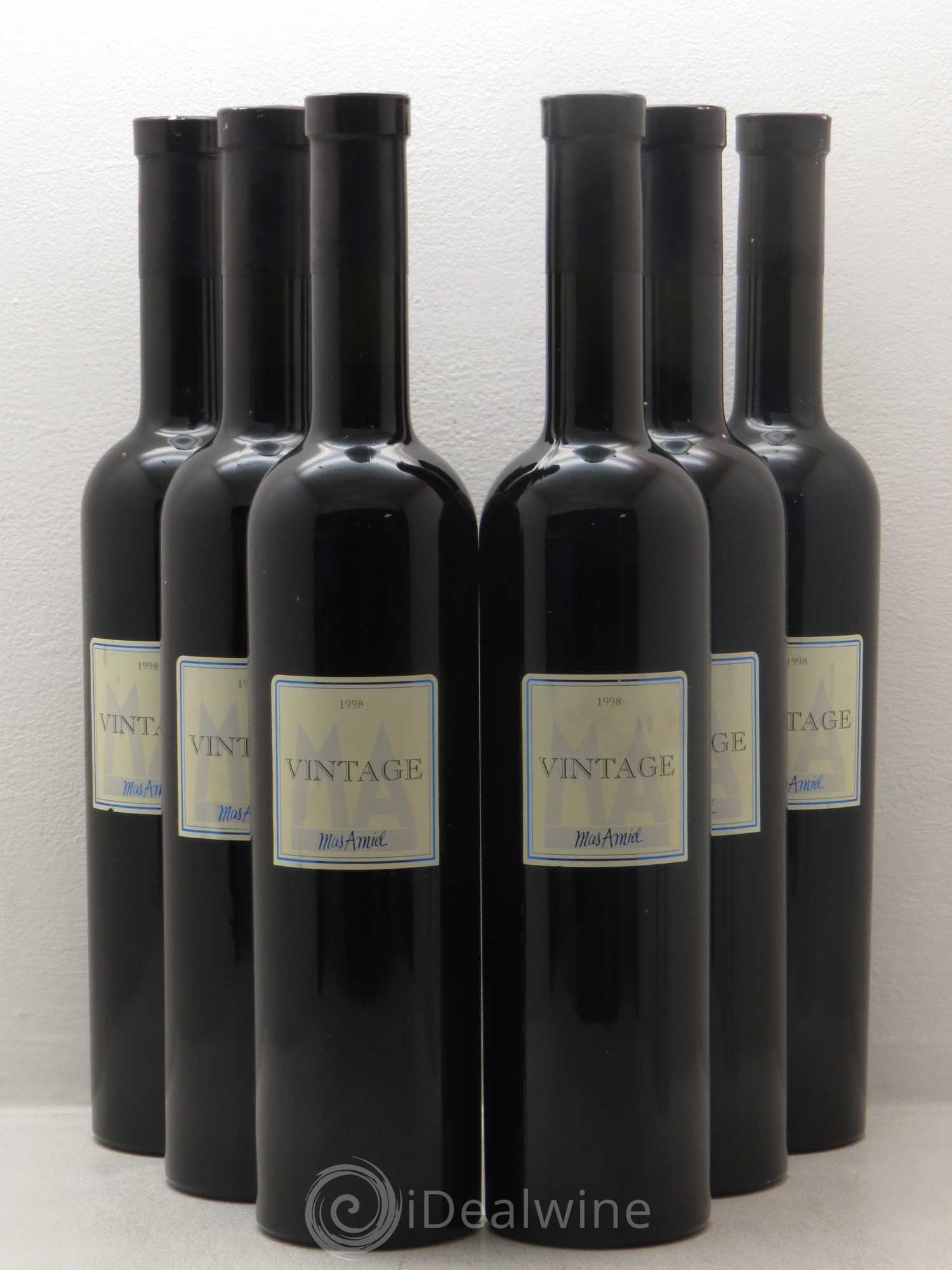 Maury Mas Amiel 1998 - Lot de 6 bouteilles - 0