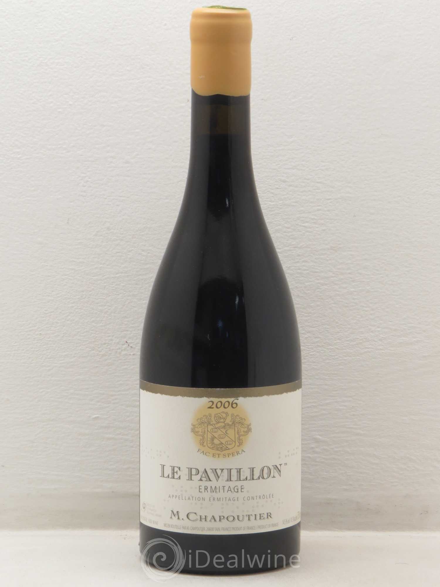 Hermitage Ermitage Le Pavillon Chapoutier 2006 - Lot de 1 bouteille - 0
