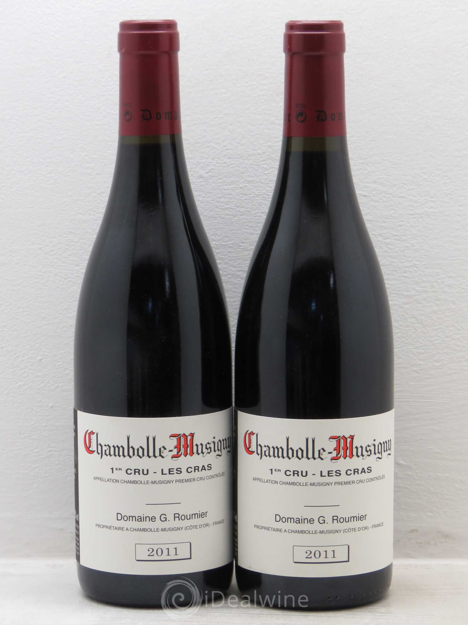Chambolle-Musigny 1er Cru Les Cras Georges Roumier (Domaine) 2011 - Lot de 2 bouteilles - 0