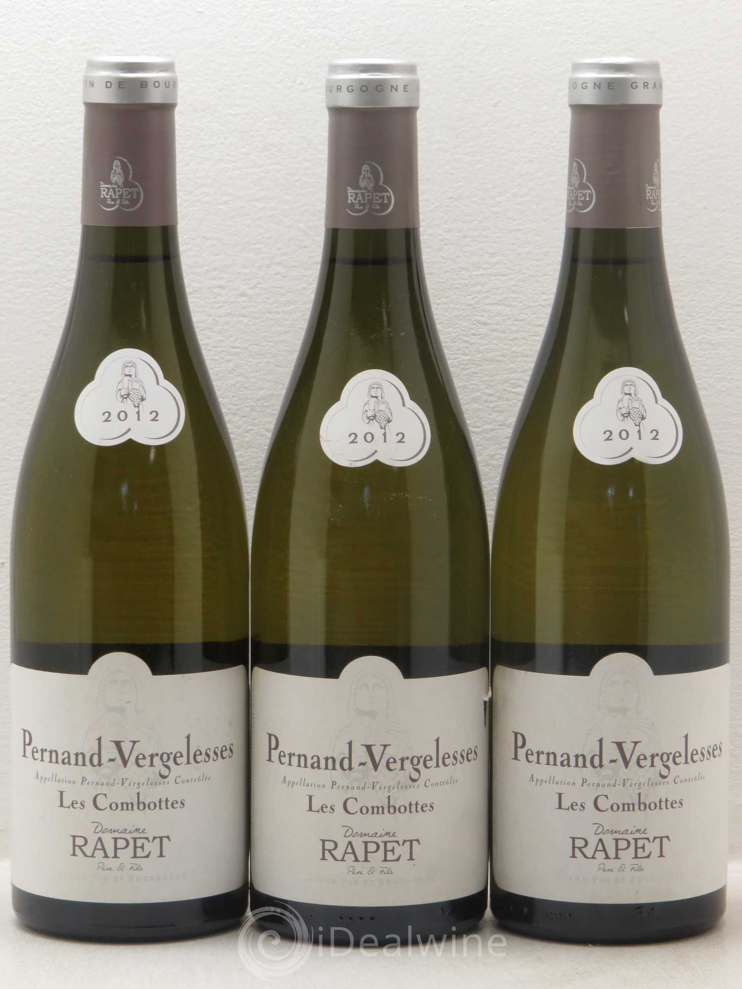 Pernand-Vergelesses Les Combottes Rapet Père & Fils 2012 - Lot de 6 bouteilles - 2