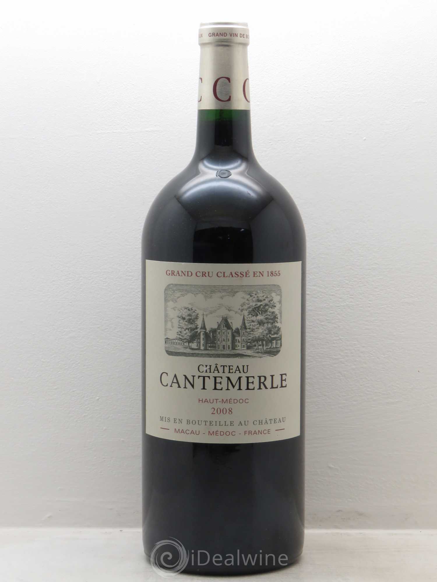 Château Cantemerle 5ème Grand Cru Classé 2008 - Lot de 1 double magnum - 0