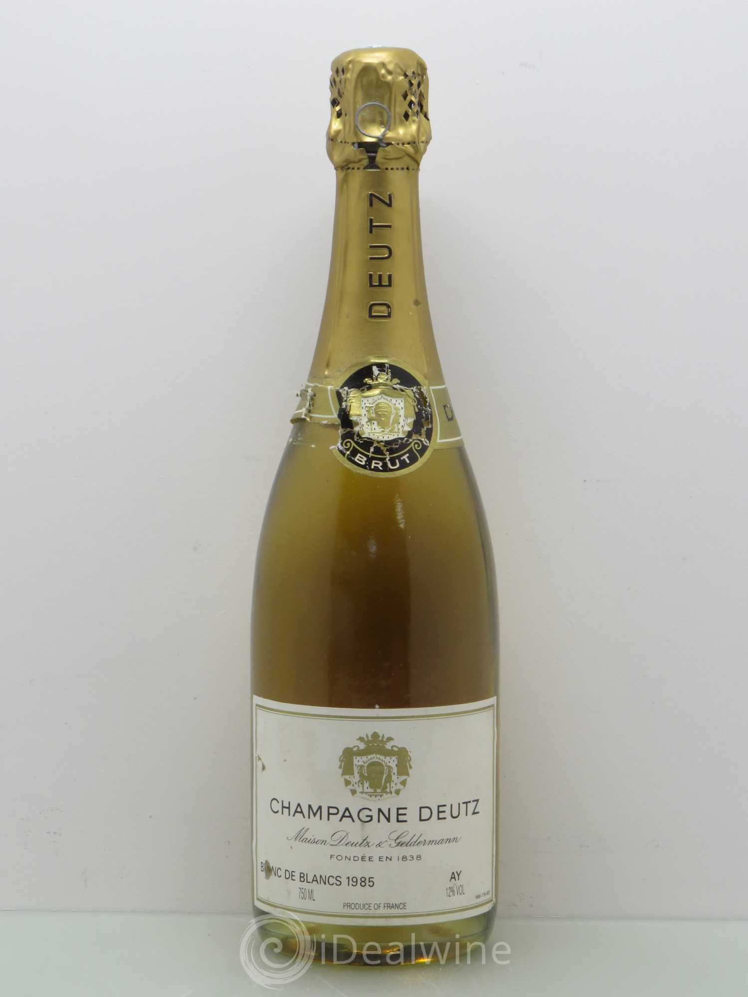 Blanc de Blancs Brut Deutz 1985 - Lot de 1 bouteille - 0