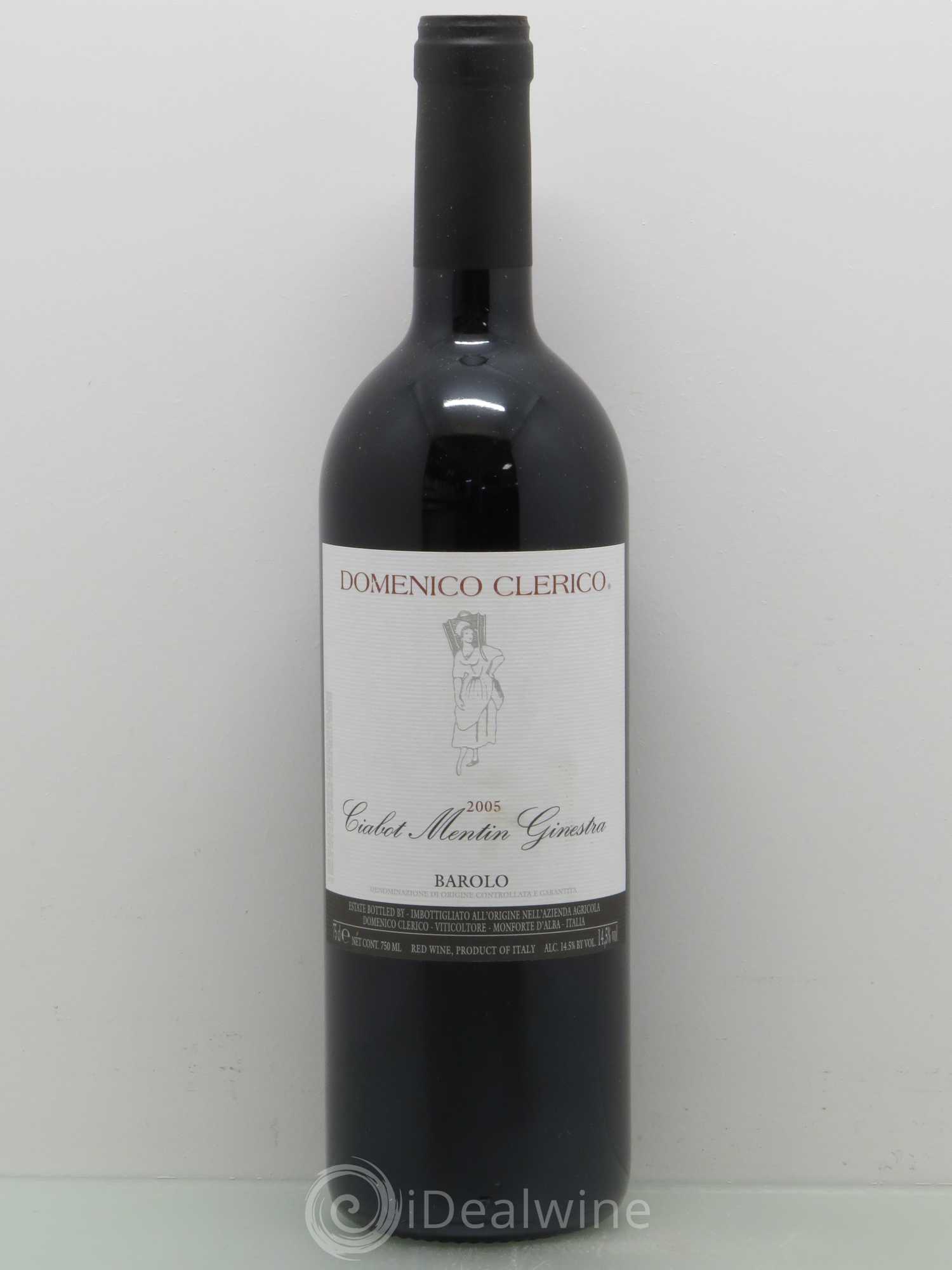 Barolo Ciabot Mentin Ginestra Domenico Clerico 2005 - Posten von 1 Flasche - 0