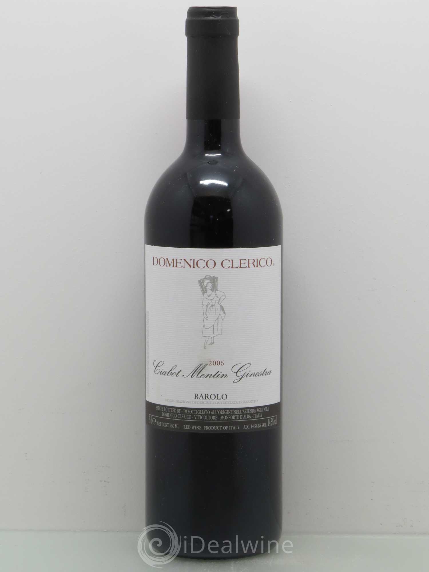 Barolo Ciabot Mentin Ginestra Domenico Clerico 2005 - Posten von 1 Flasche - 0