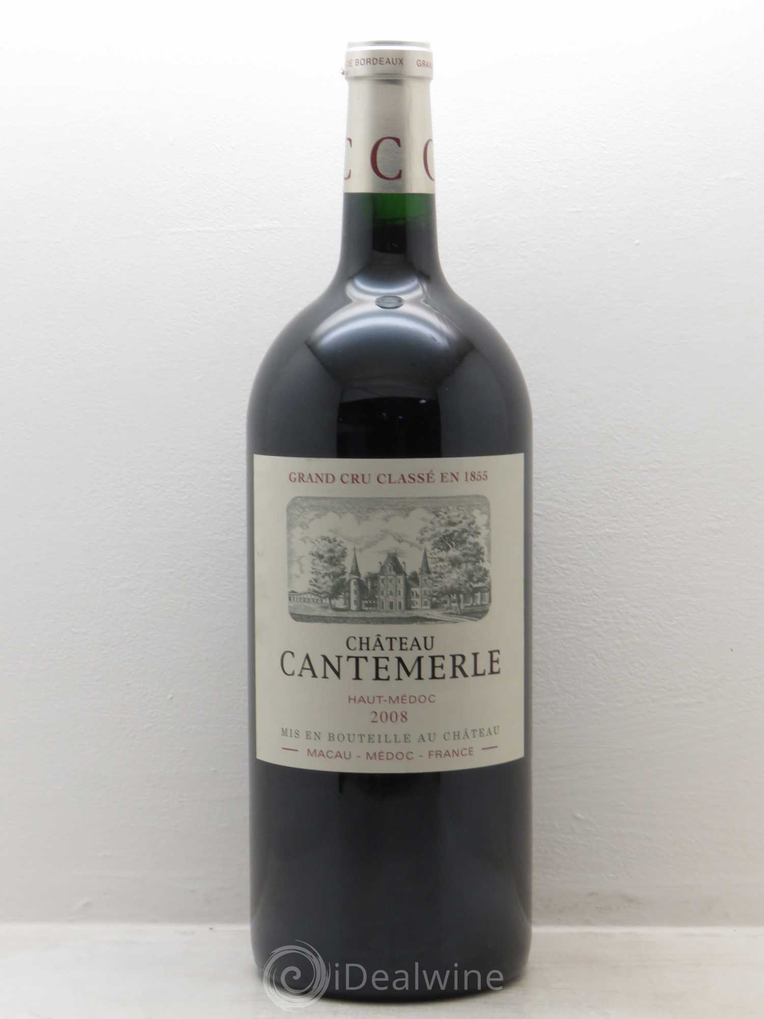 Château Cantemerle 5ème Grand Cru Classé 2008 - Lot de 1 double magnum - 0