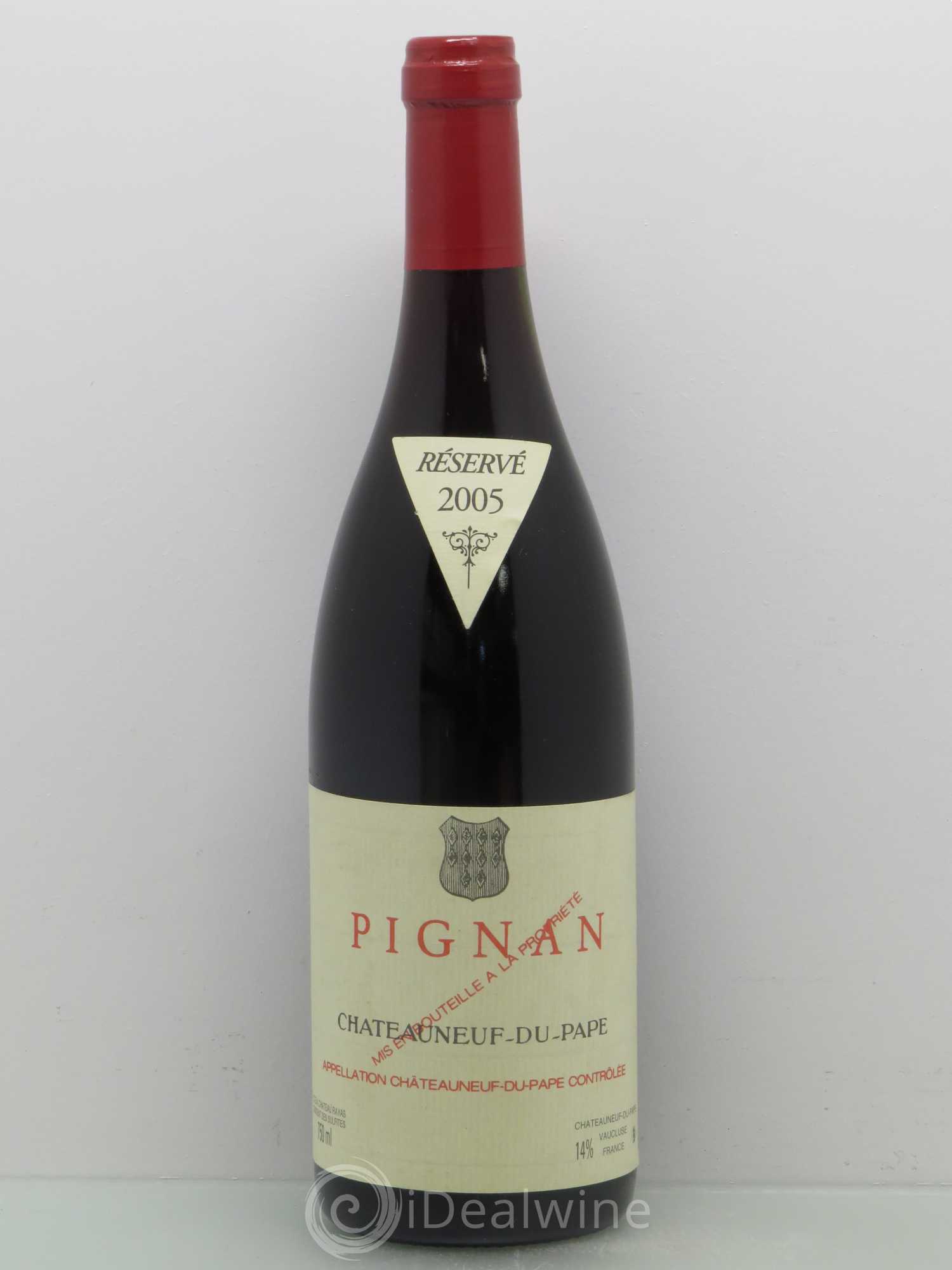 Châteauneuf-du-Pape Pignan Emmanuel Reynaud 2005 - Lot de 1 bouteille - 0