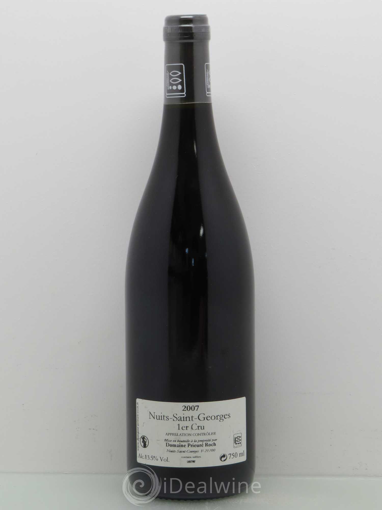 Nuits-Saint-Georges 1er Cru Vieilles Vignes Prieuré Roch 2007 - Lot de 1 bouteille - 1