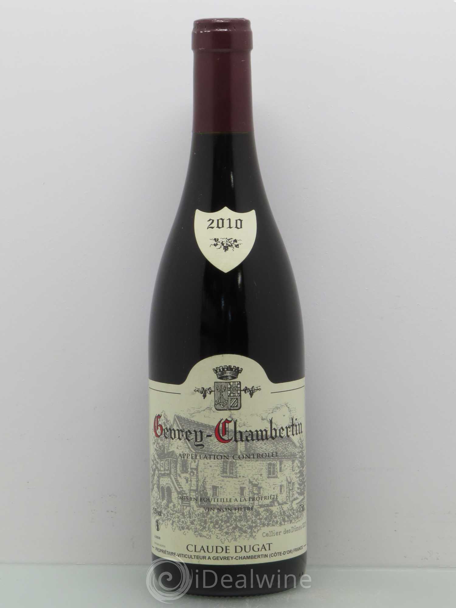Gevrey-Chambertin Claude Dugat 2010 - Lot de 1 bouteille - 0