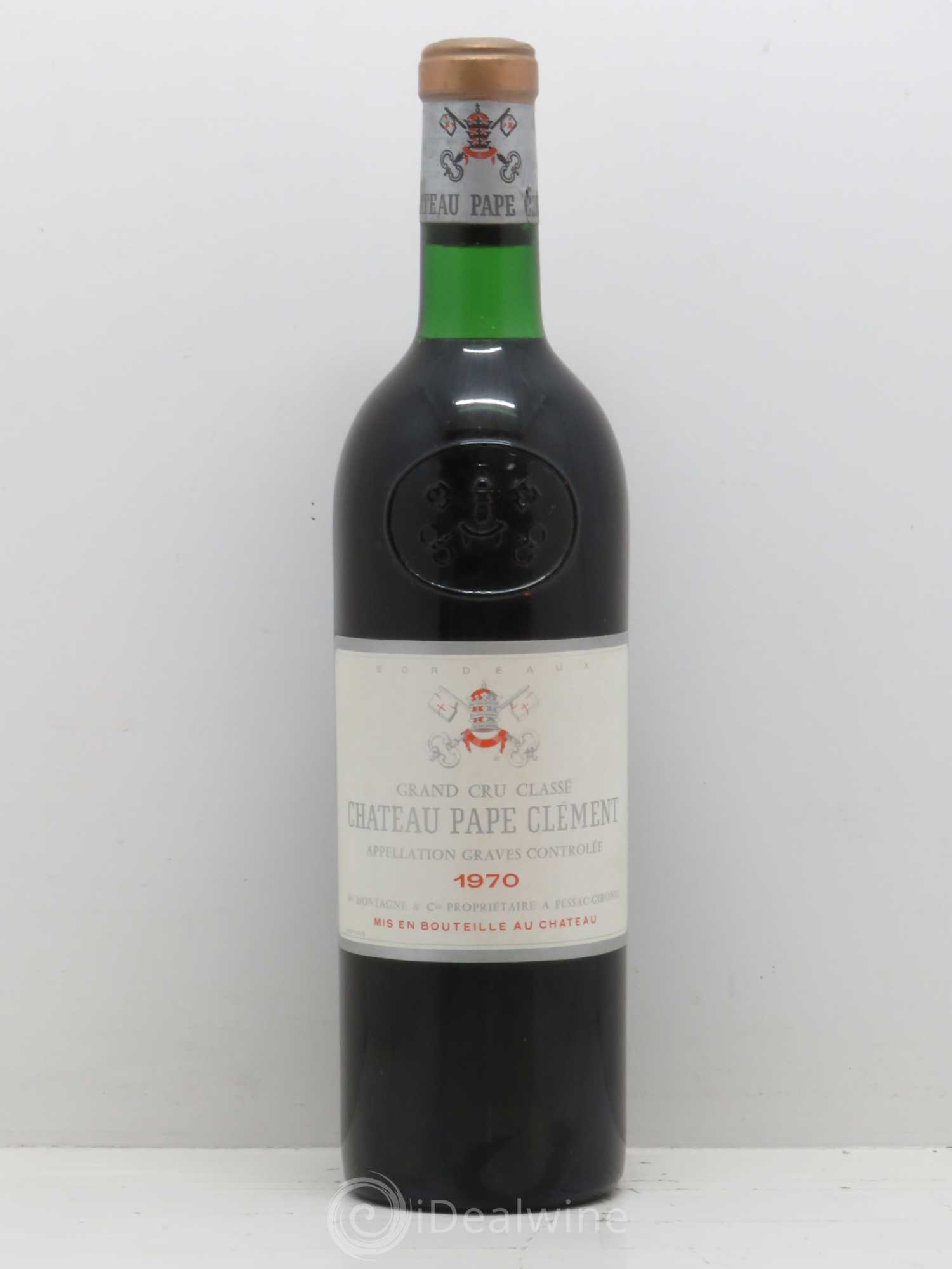 Château Pape Clément Cru Classé de Graves 1970 - Lot de 1 bouteille - 0