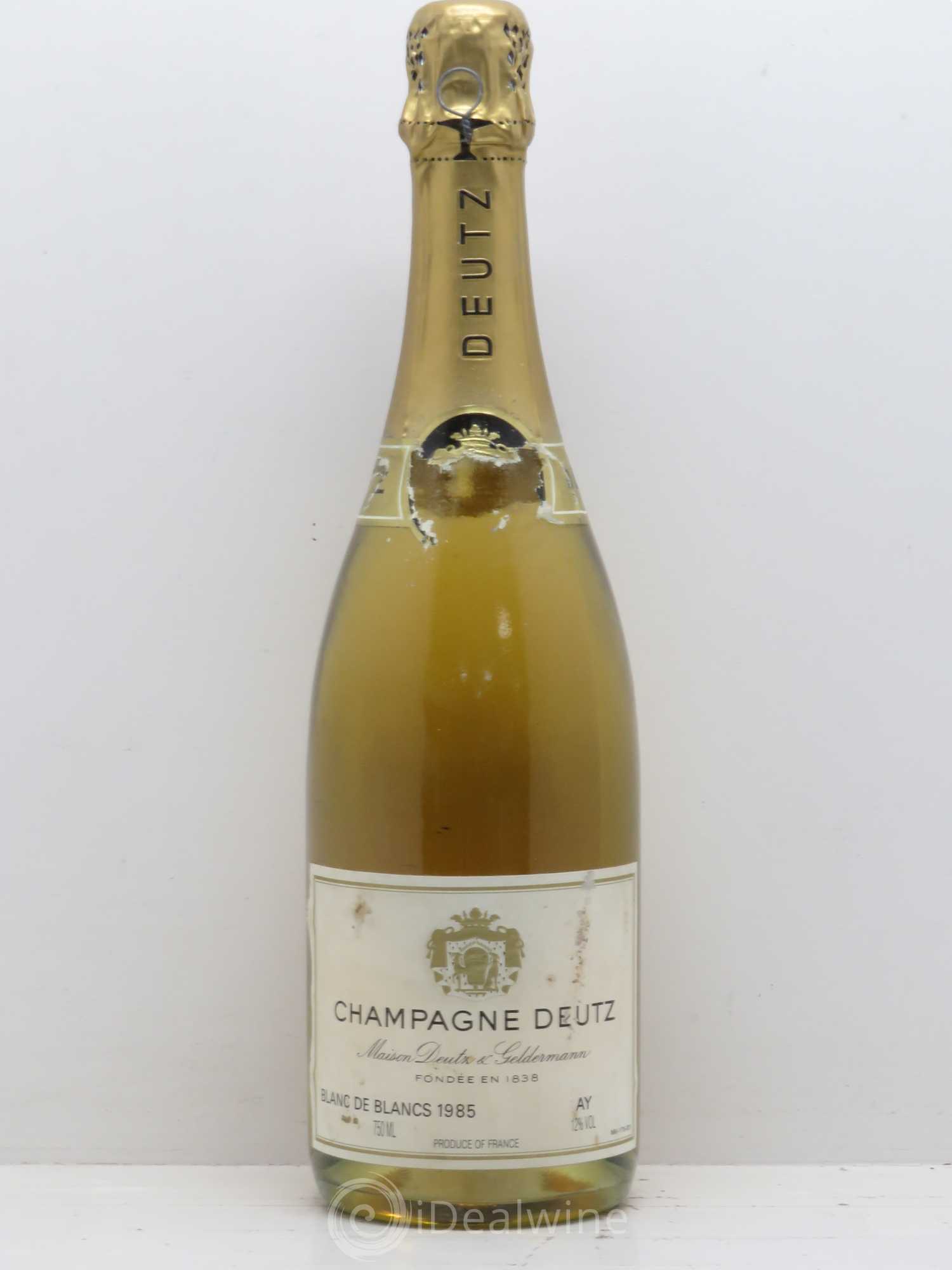 Blanc de Blancs Brut Deutz 1985 - Lot de 1 bouteille - 0