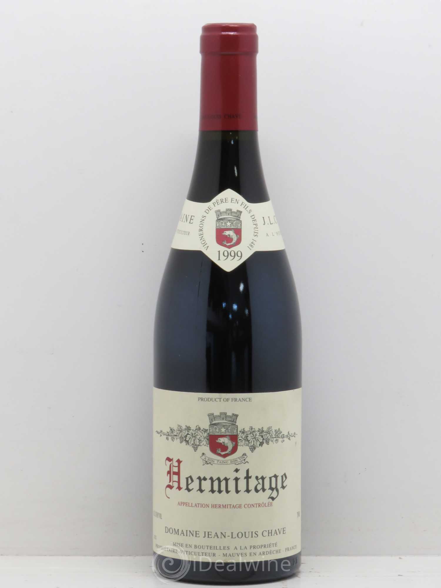 Hermitage Jean-Louis Chave 1999 - Lot de 1 bouteille - 0