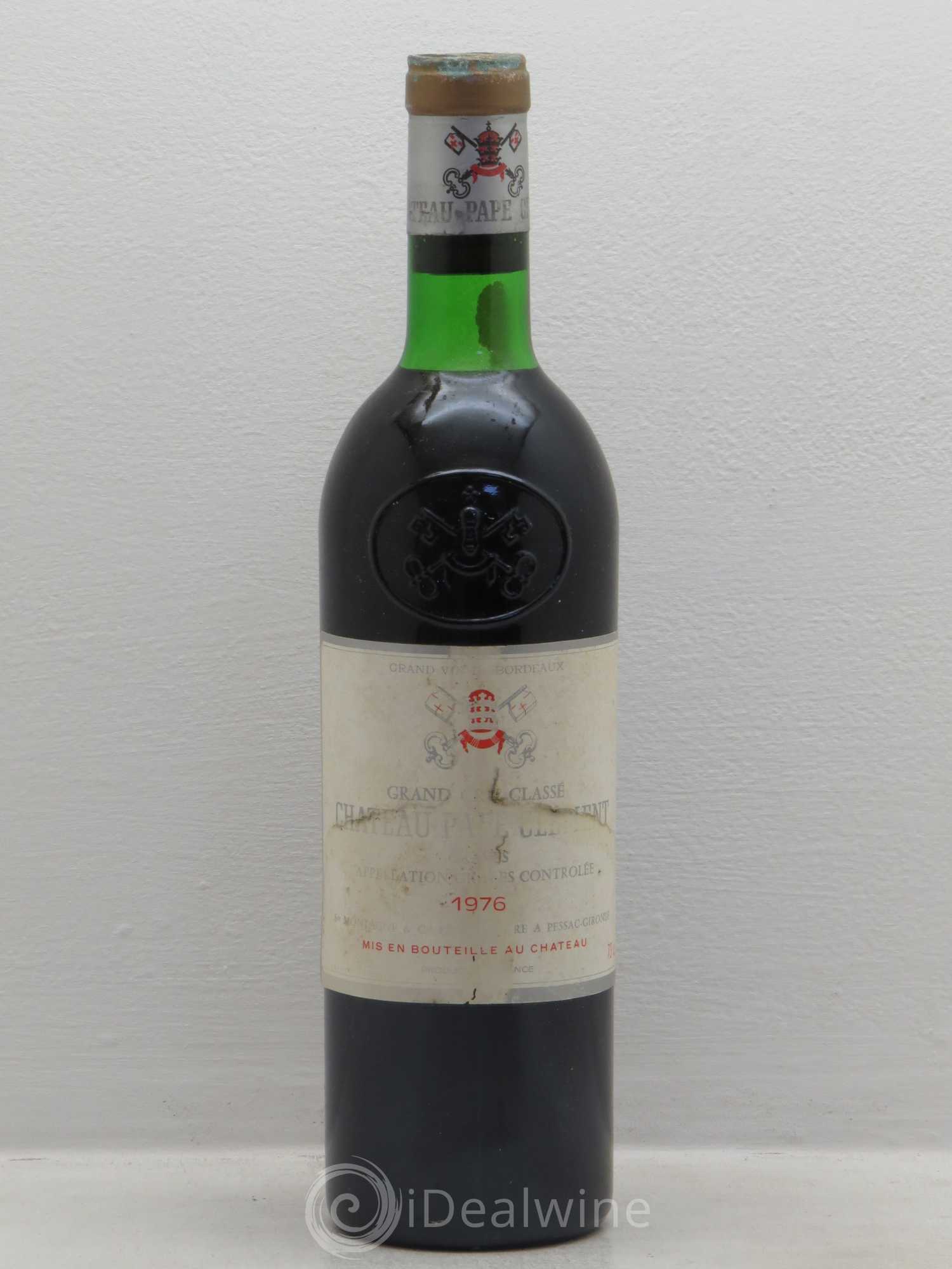 Château Pape Clément Cru Classé de Graves 1976 - Lot de 1 bouteille - 0