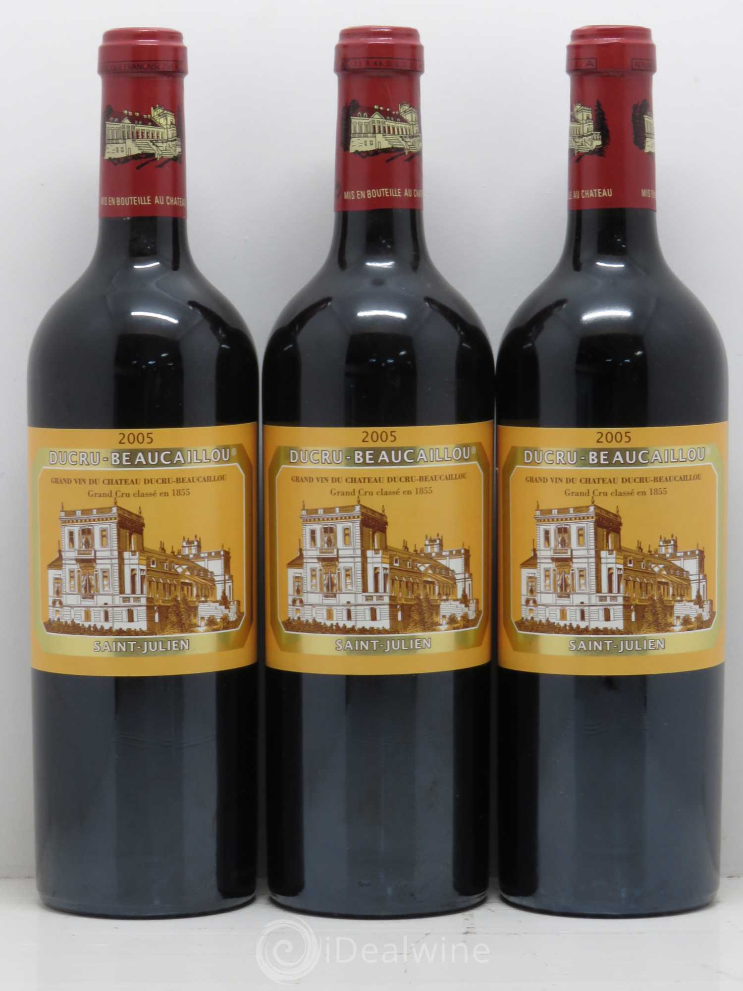 Château Ducru Beaucaillou 2ème Grand Cru Classé 2005 - Lot de 3 bouteilles - 0