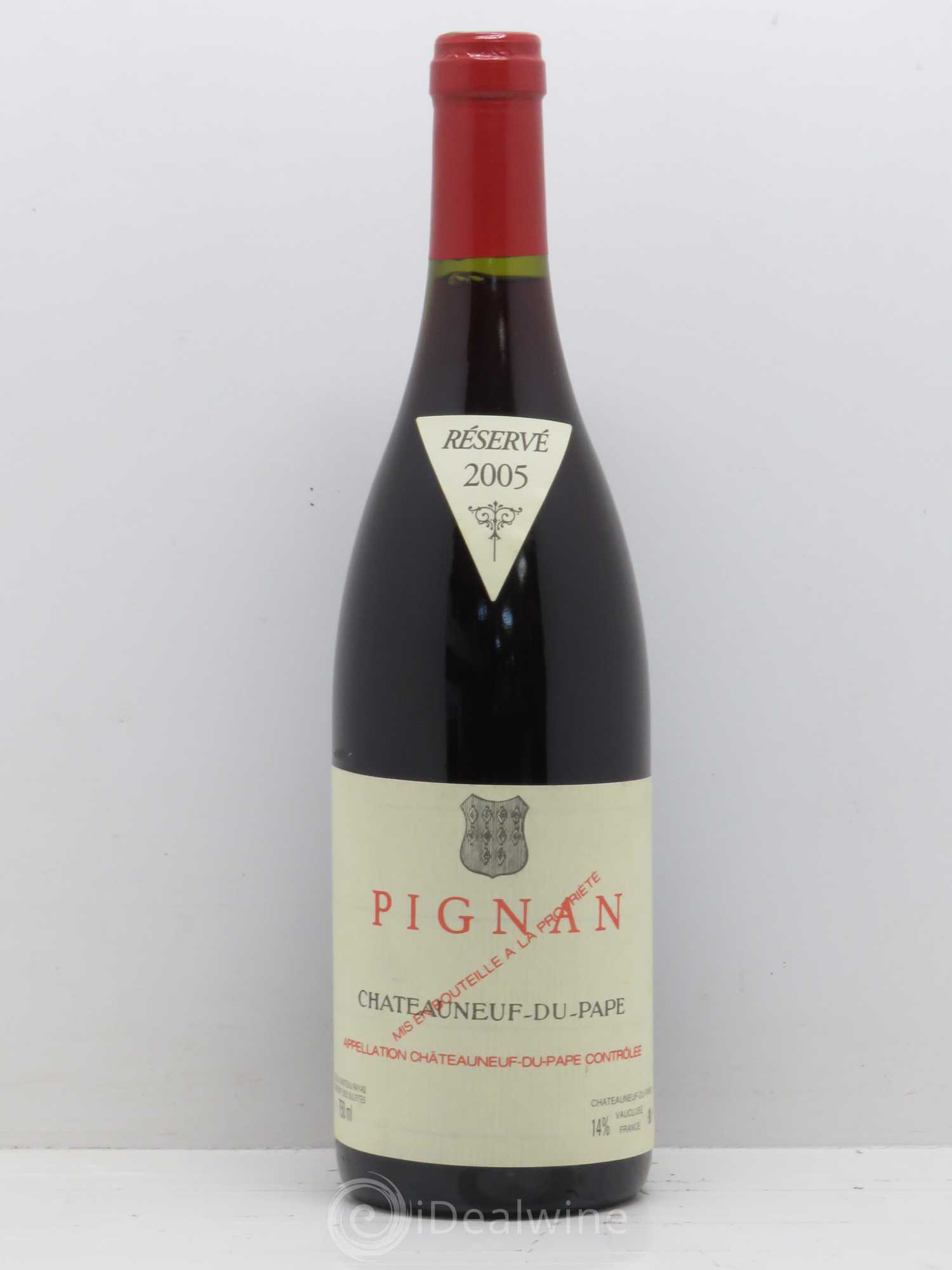 Châteauneuf-du-Pape Pignan Emmanuel Reynaud 2005 - Lot de 1 bouteille - 0