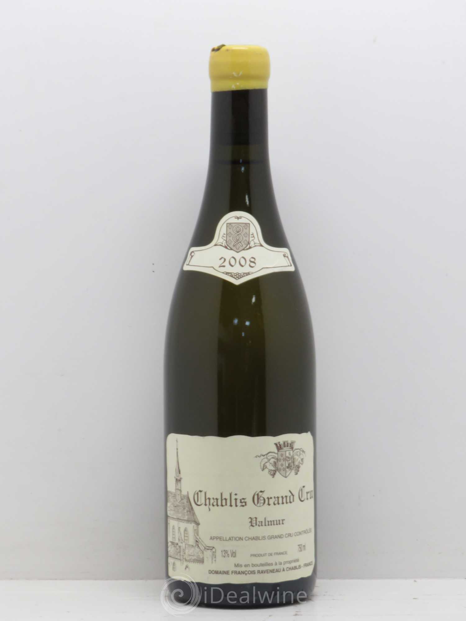 Chablis Grand Cru Valmur Raveneau (Domaine) 2008 - Lot de 1 bouteille - 0