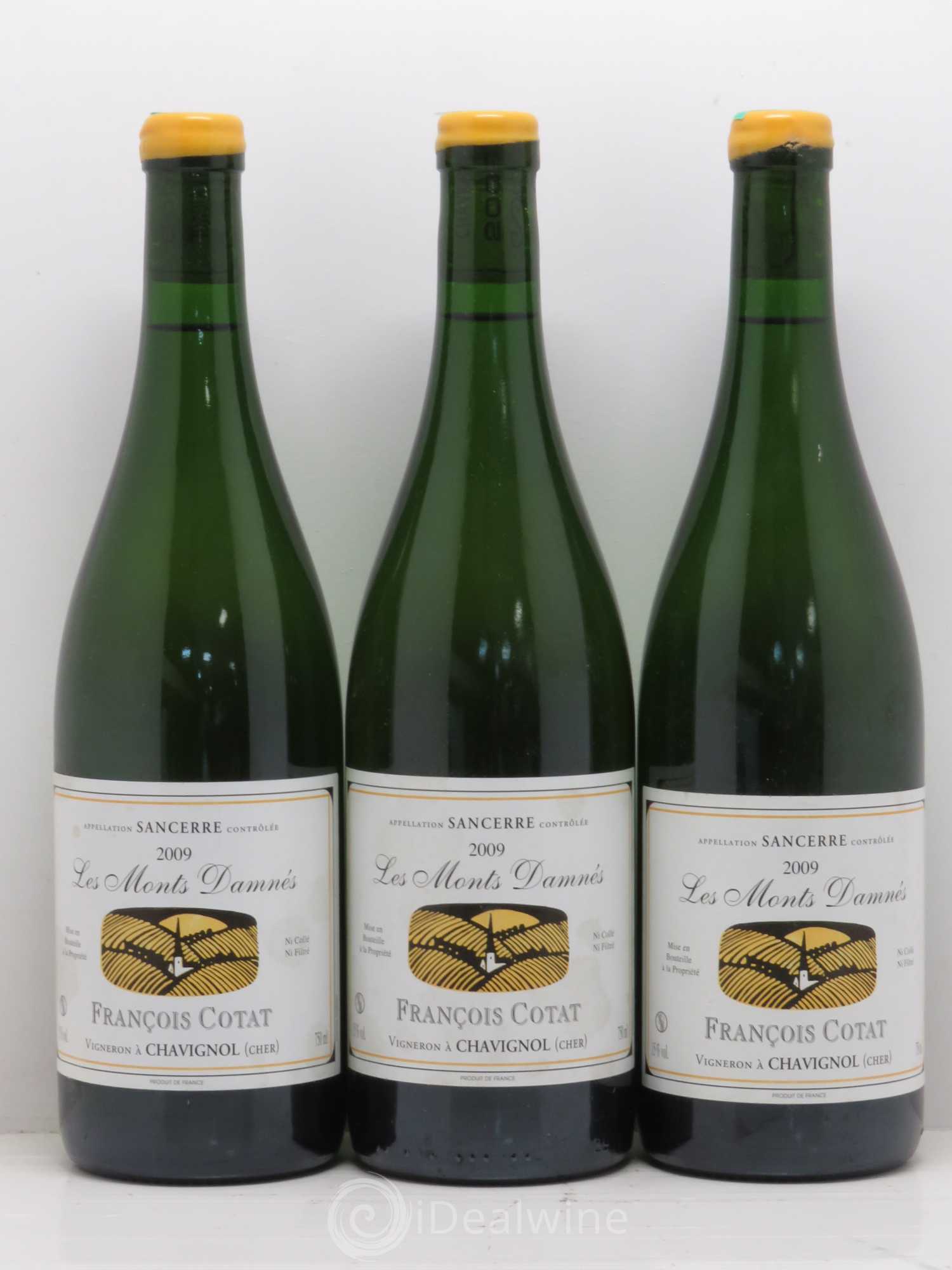 Sancerre Les Monts Damnés François Cotat 2009 - Lot de 3 bouteilles - 0