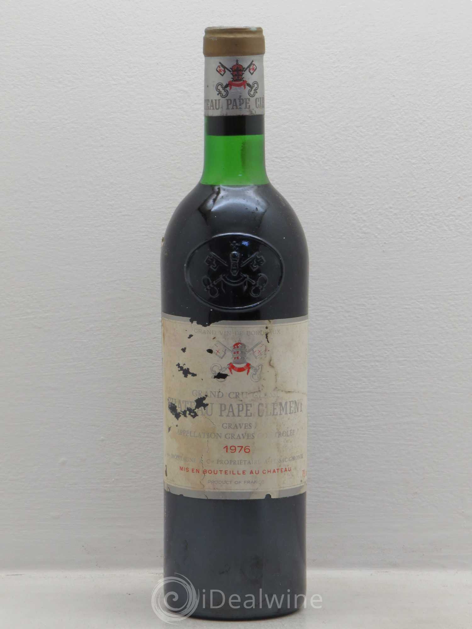 Château Pape Clément Cru Classé de Graves 1976 - Lot de 1 bouteille - 0