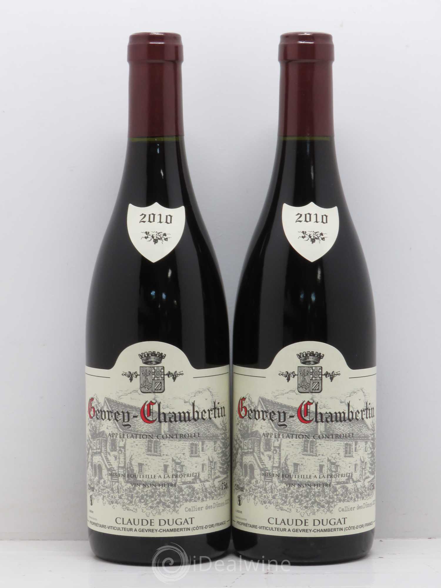 Gevrey-Chambertin Claude Dugat 2010 - Lot de 2 bouteilles - 0