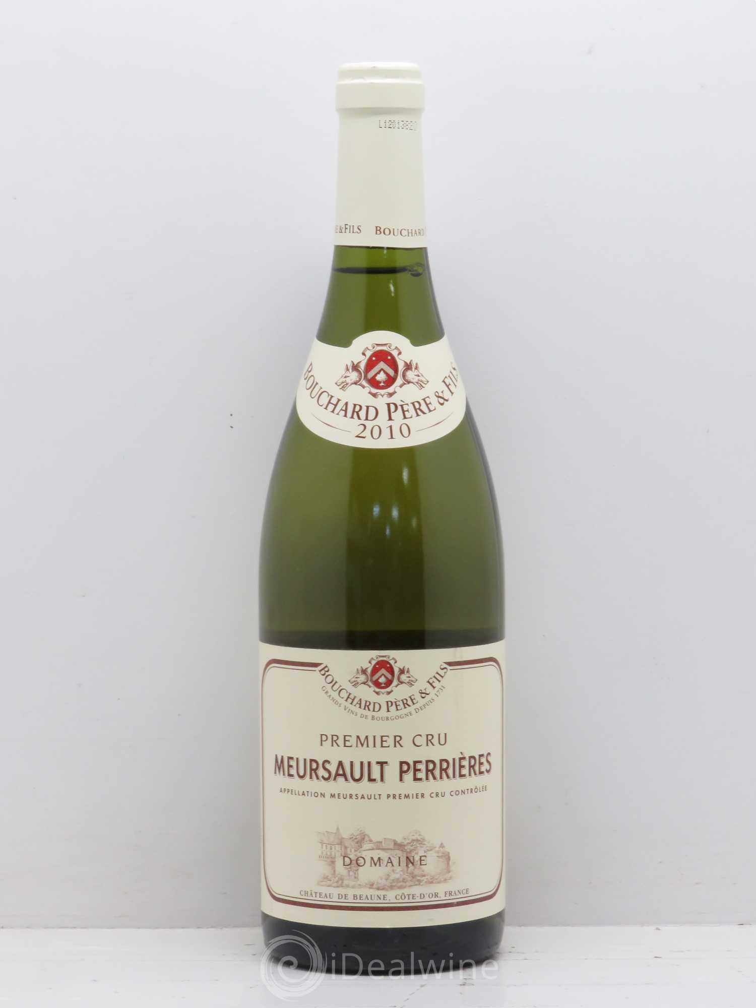 Meursault 1er Cru Perrières Bouchard Père & Fils 2010 - Lot de 1 bouteille - 0