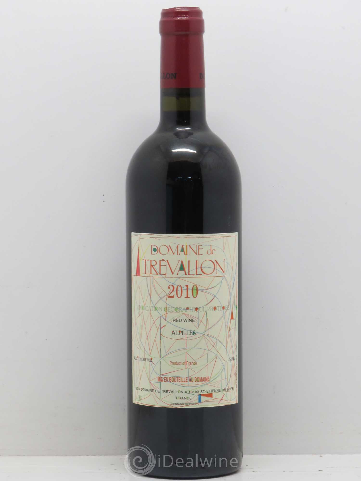 Coteaux d'Aix-en-Provence Trévallon (Domaine de) Eloi Dürrbach 2010 - Lot de 1 bouteille - 0