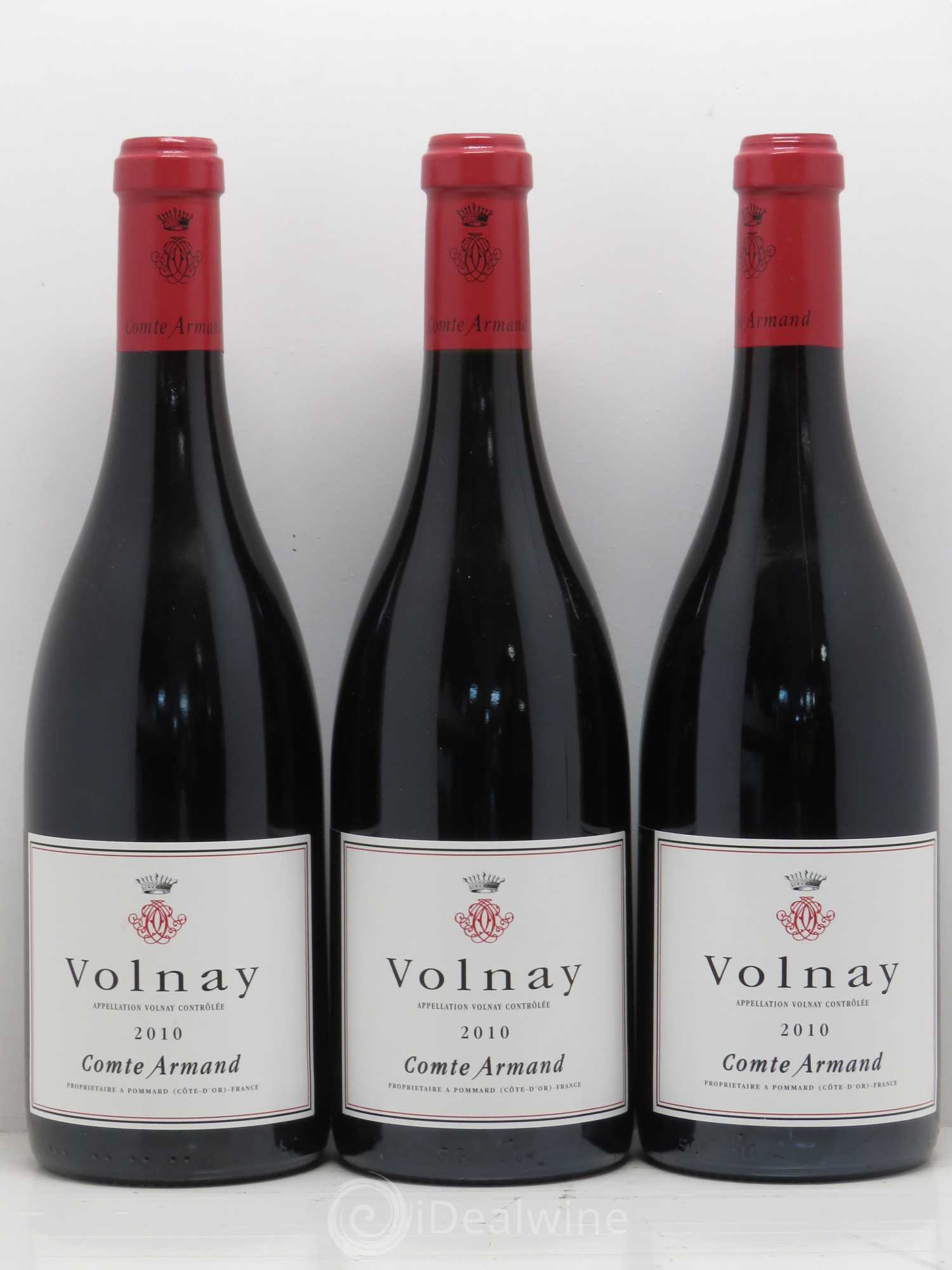 Volnay Comte Armand 2010 - Lot de 3 bouteilles - 0