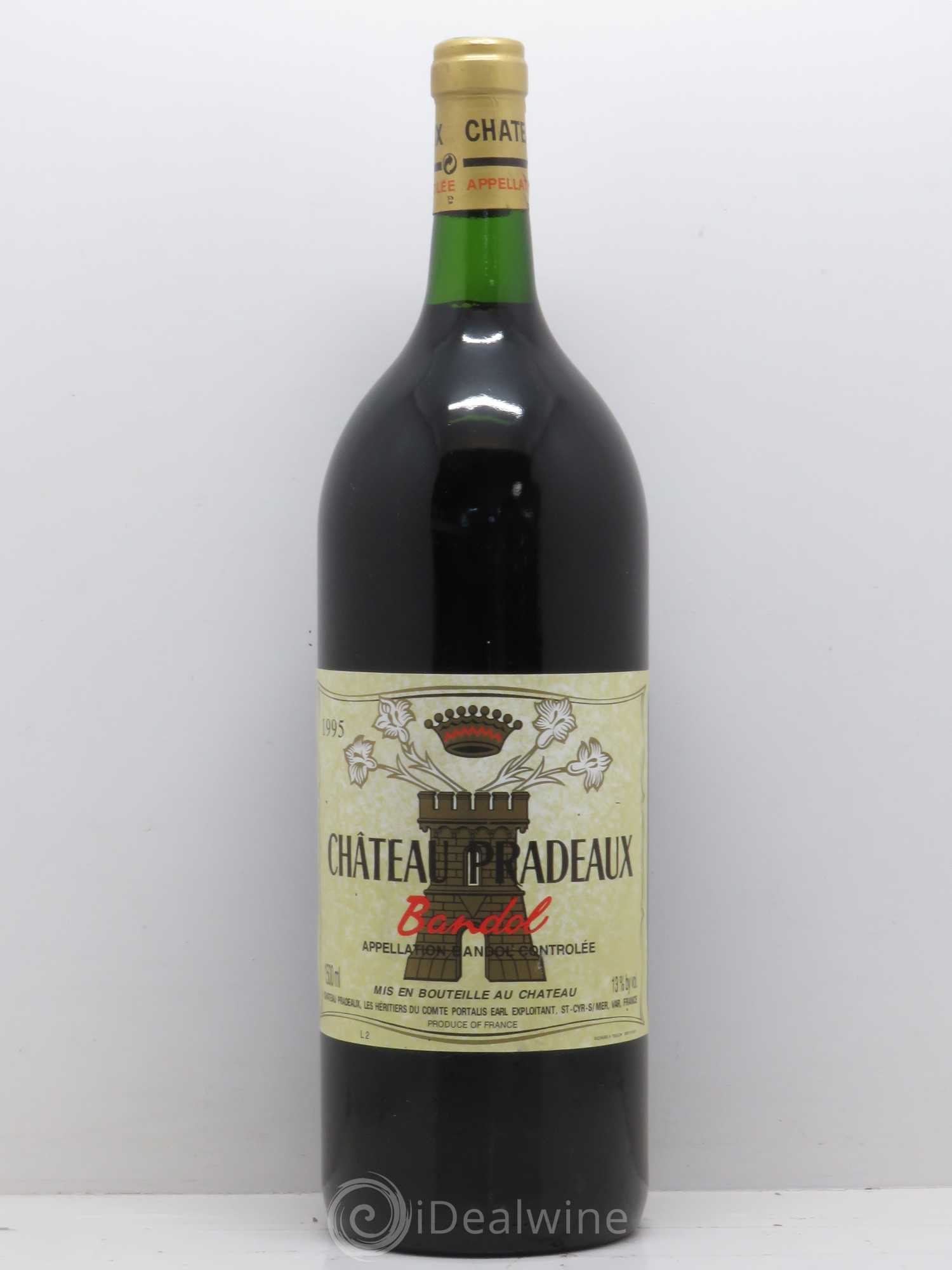 Bandol Château Pradeaux Famille Portalis 1995 - Lot de 1 magnum - 0