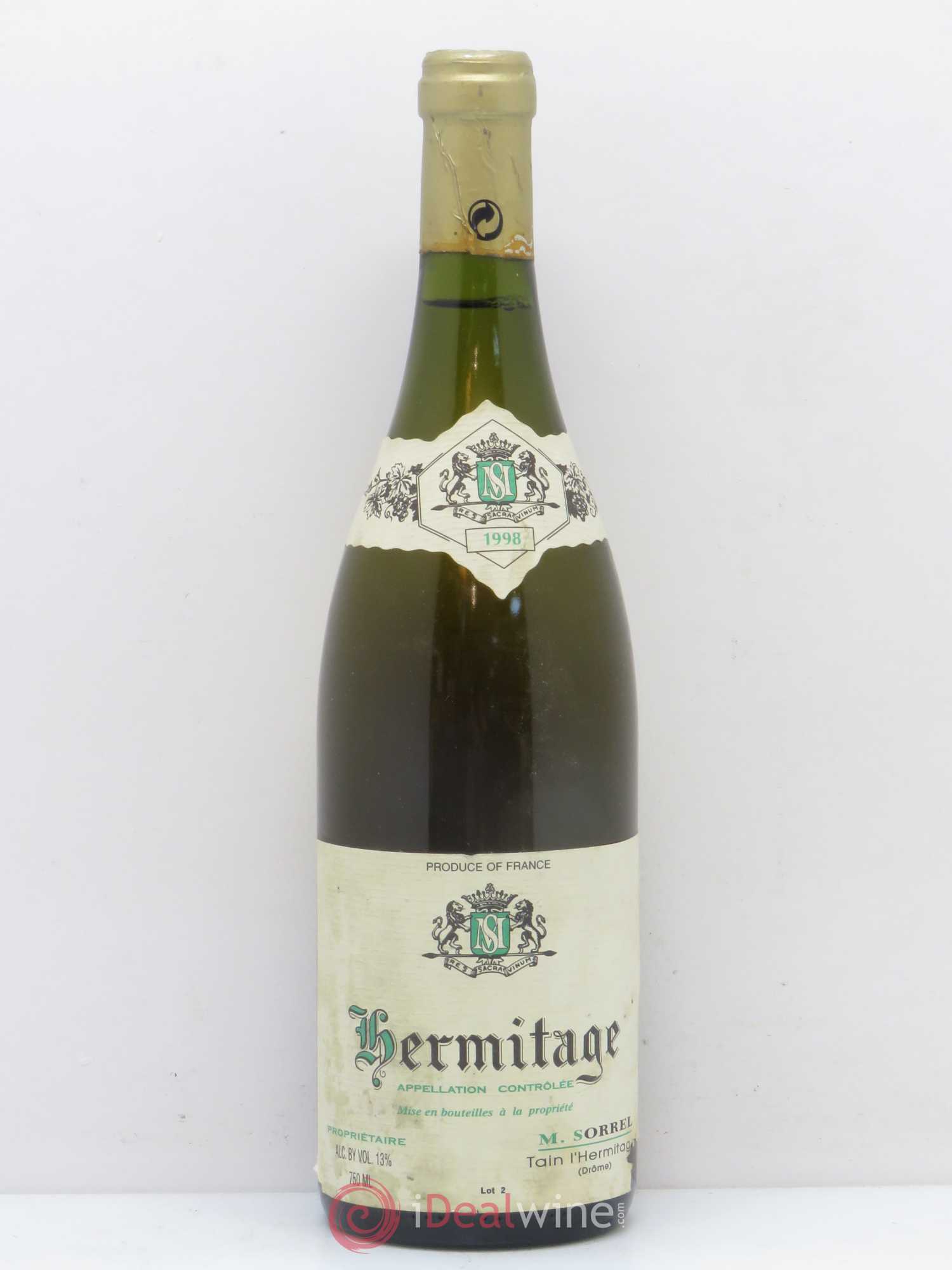 Hermitage 1998 - Lot de 1 bouteille - 0