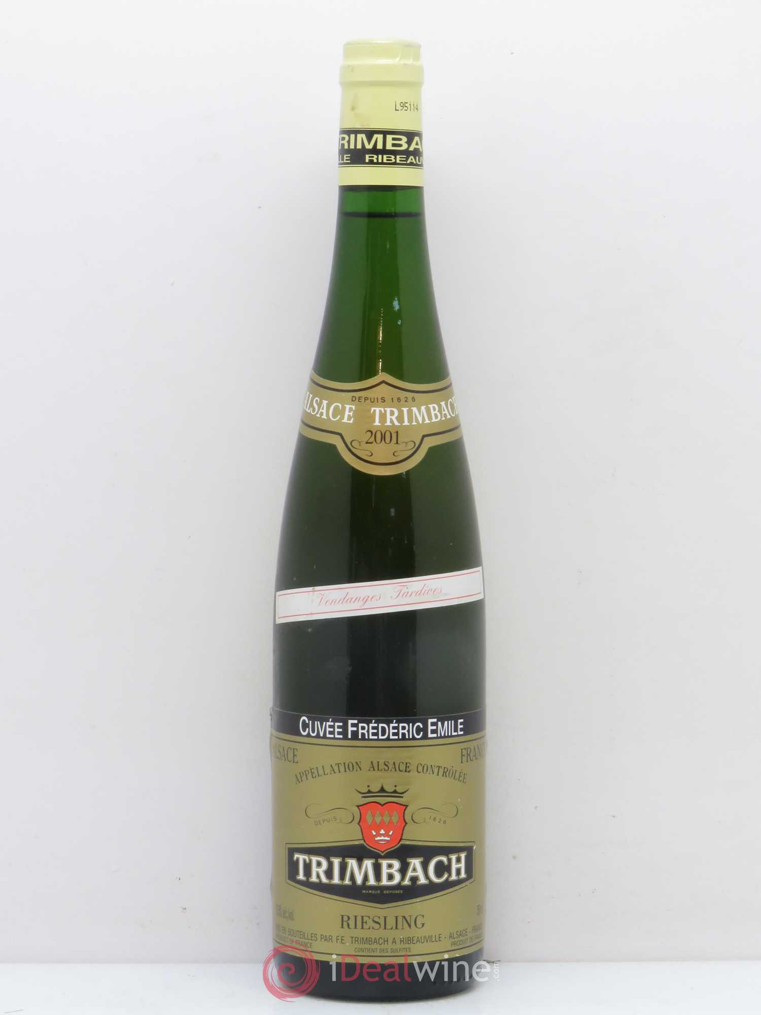 Alsace Riesling Cuvée Frédéric Emile Trimbach (Domaine) 2001 - Lot de 1 bouteille - 0