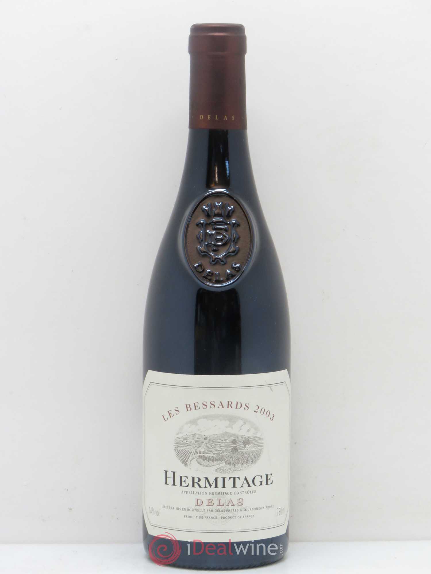 Hermitage Les Bessards Delas Frères 2003 - Lot de 1 bouteille - 0
