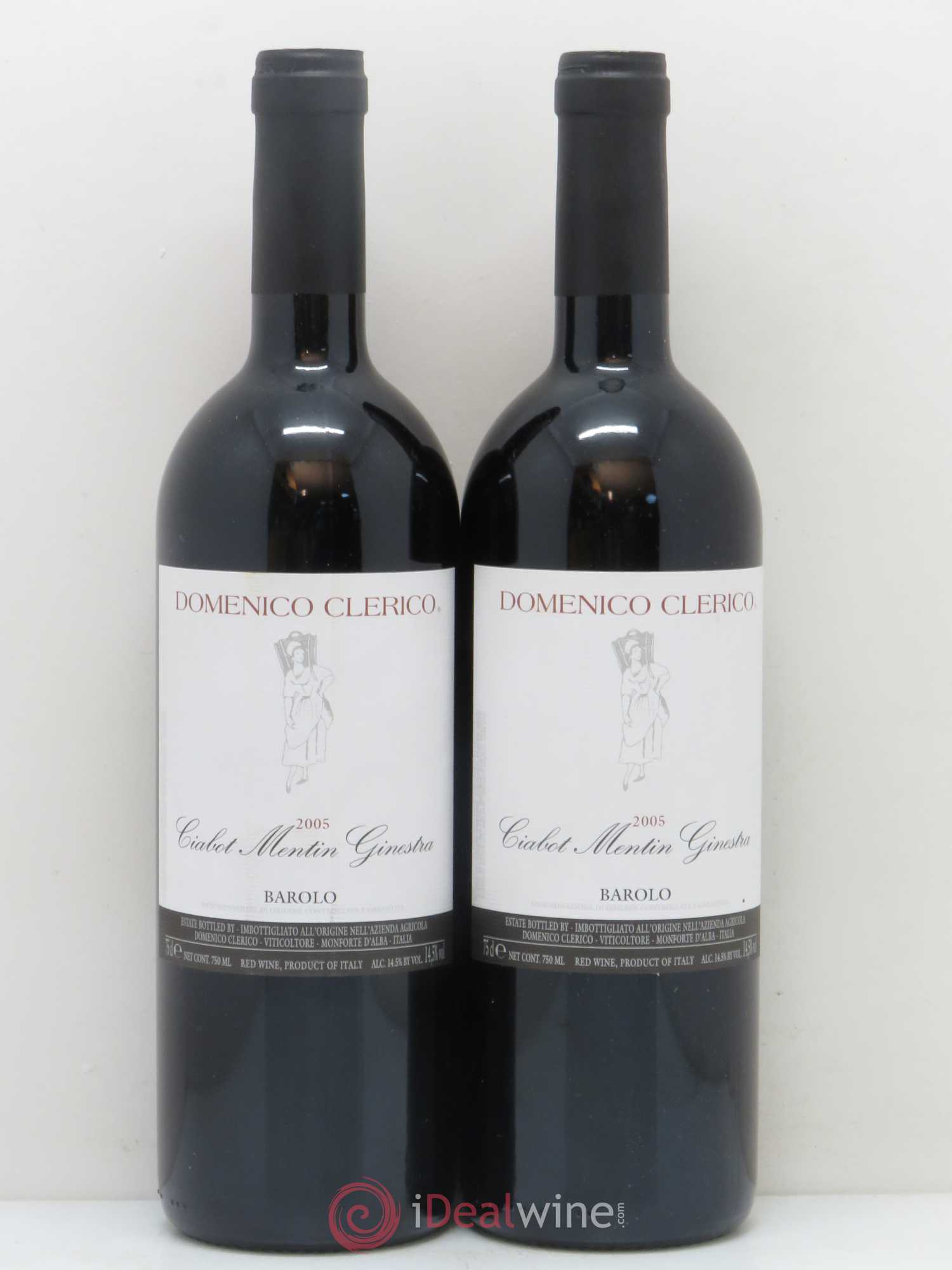 Barolo Ciabot Mentin Ginestra Domenico Clerico 2005 - Posten von 2 Flaschen - 0