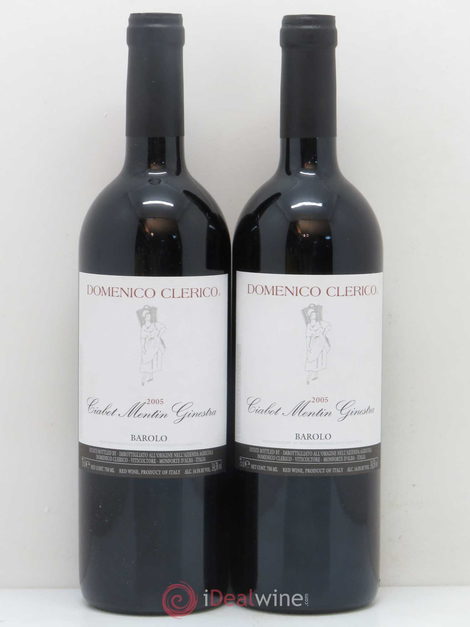 Barolo Ciabot Mentin Ginestra Domenico Clerico 2005 - Posten von 2 Flaschen - 0