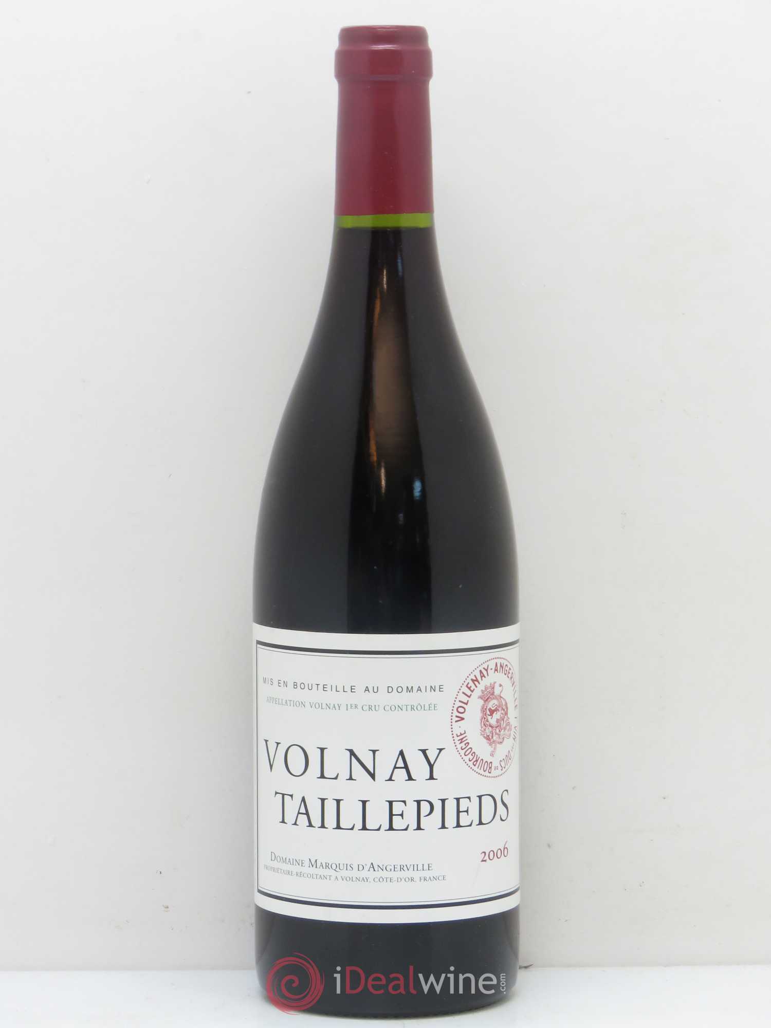 Volnay 1er Cru Taillepieds Marquis d'Angerville (Domaine) 2006 - Lot de 1 bouteille - 0