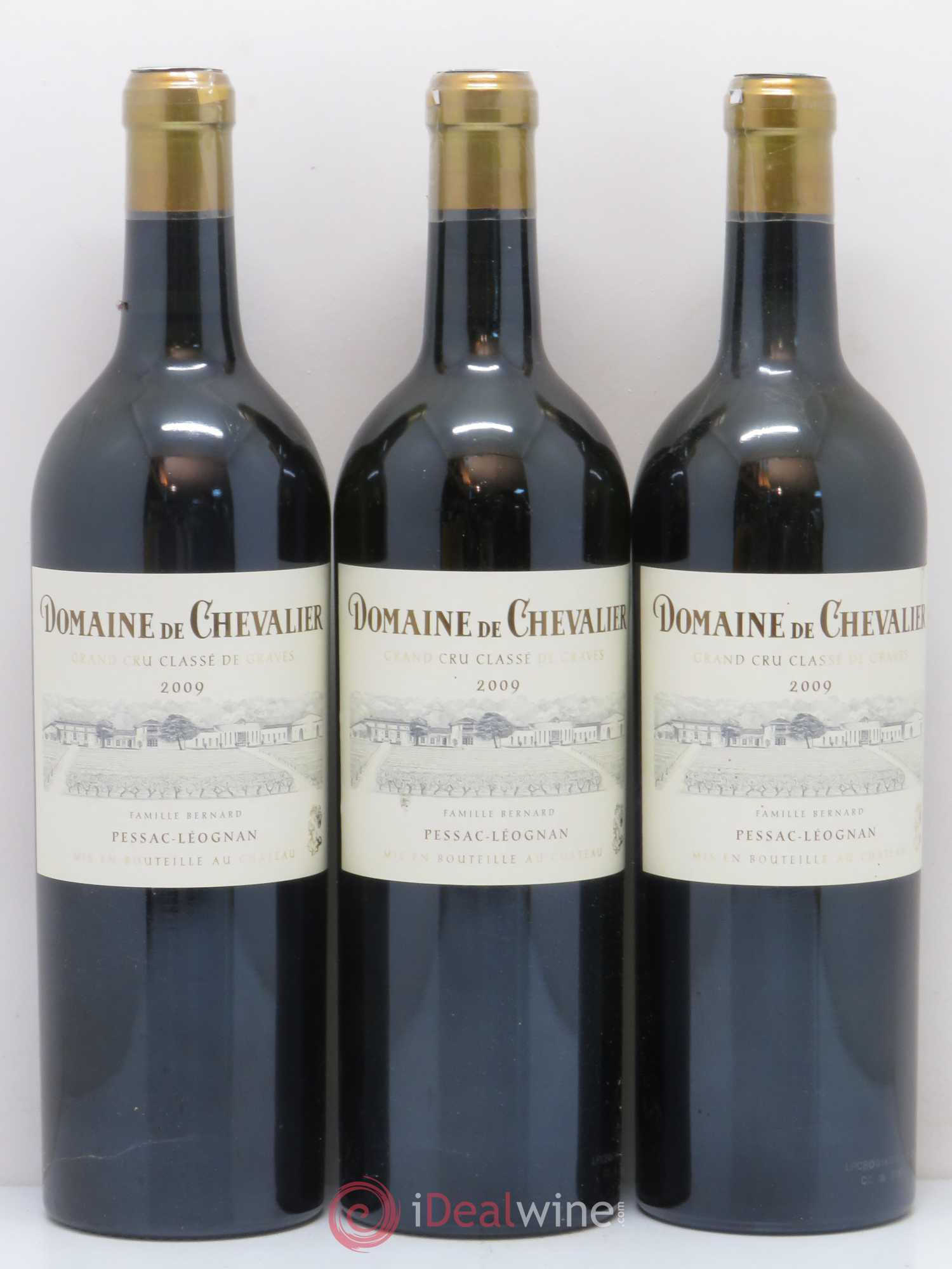 Domaine de Chevalier Cru Classé de Graves 2009 - Lot de 3 bouteilles - 0