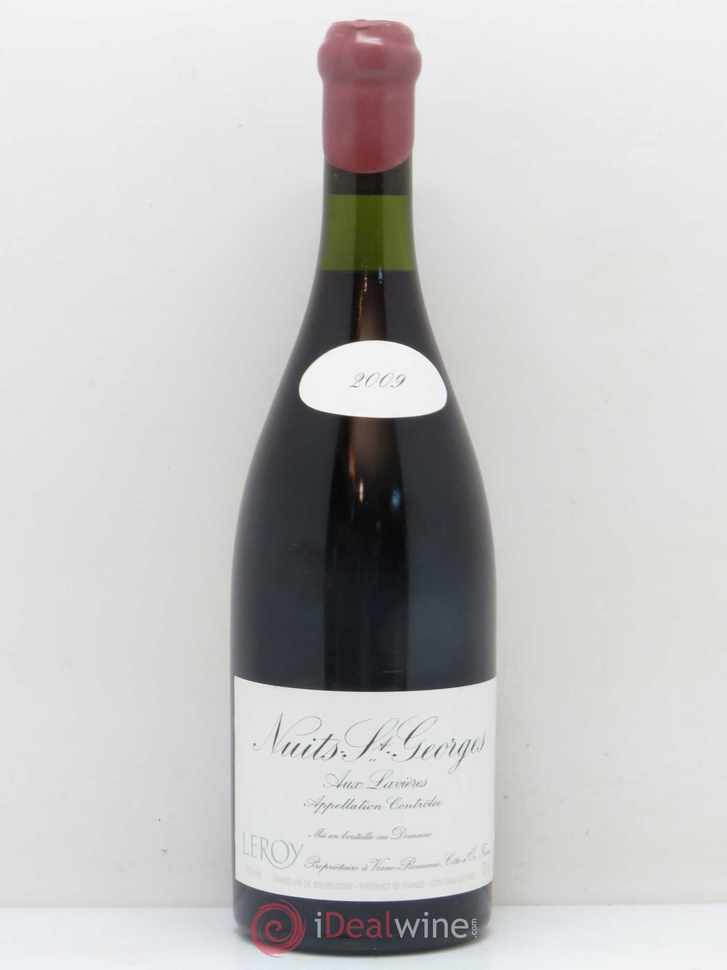 Nuits-Saint-Georges Aux Lavières Leroy (Domaine) 2009 - Lot de 1 bouteille - 0