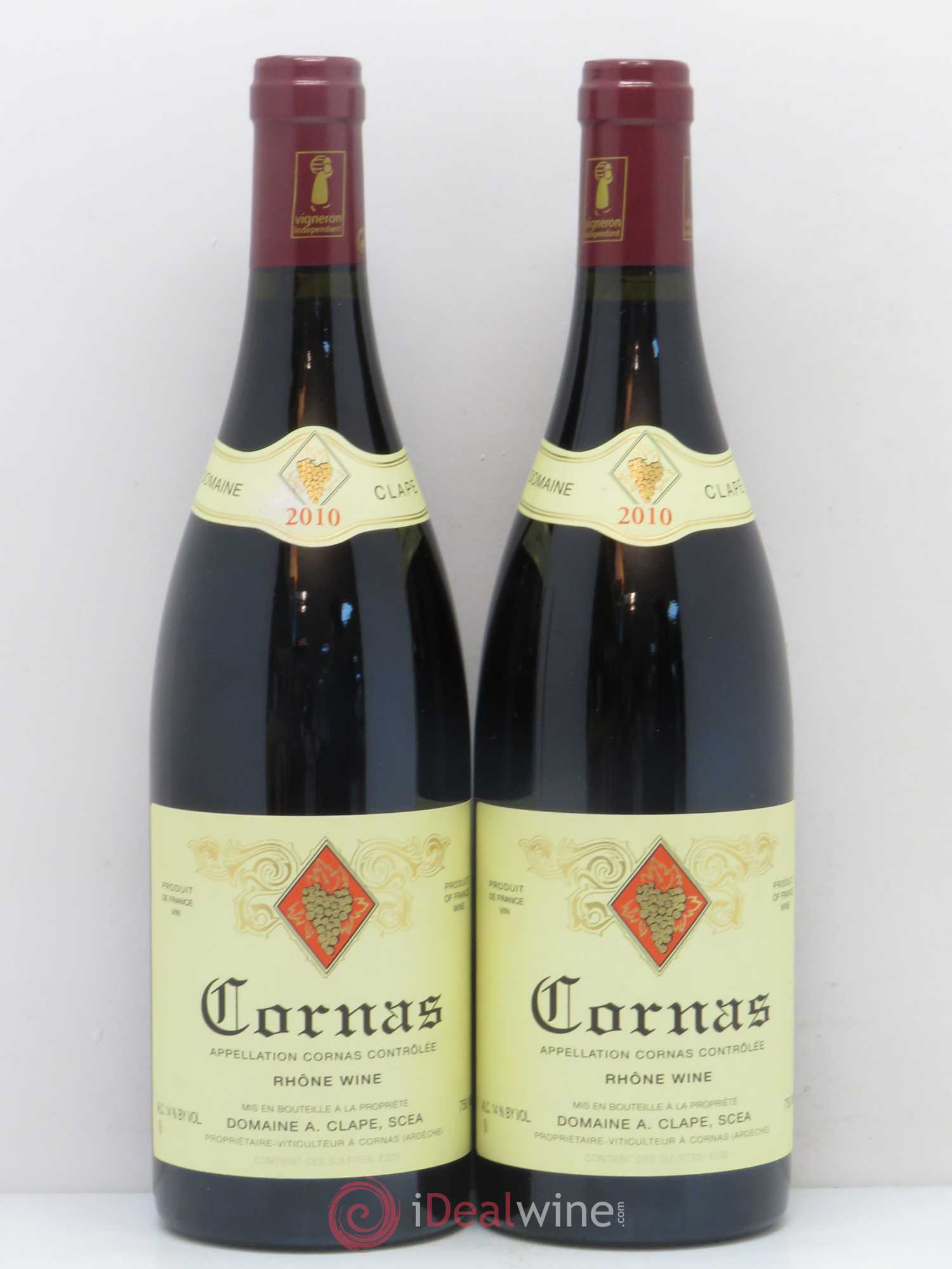 Cornas Auguste Clape 2010 - Posten von 2 Flaschen - 0
