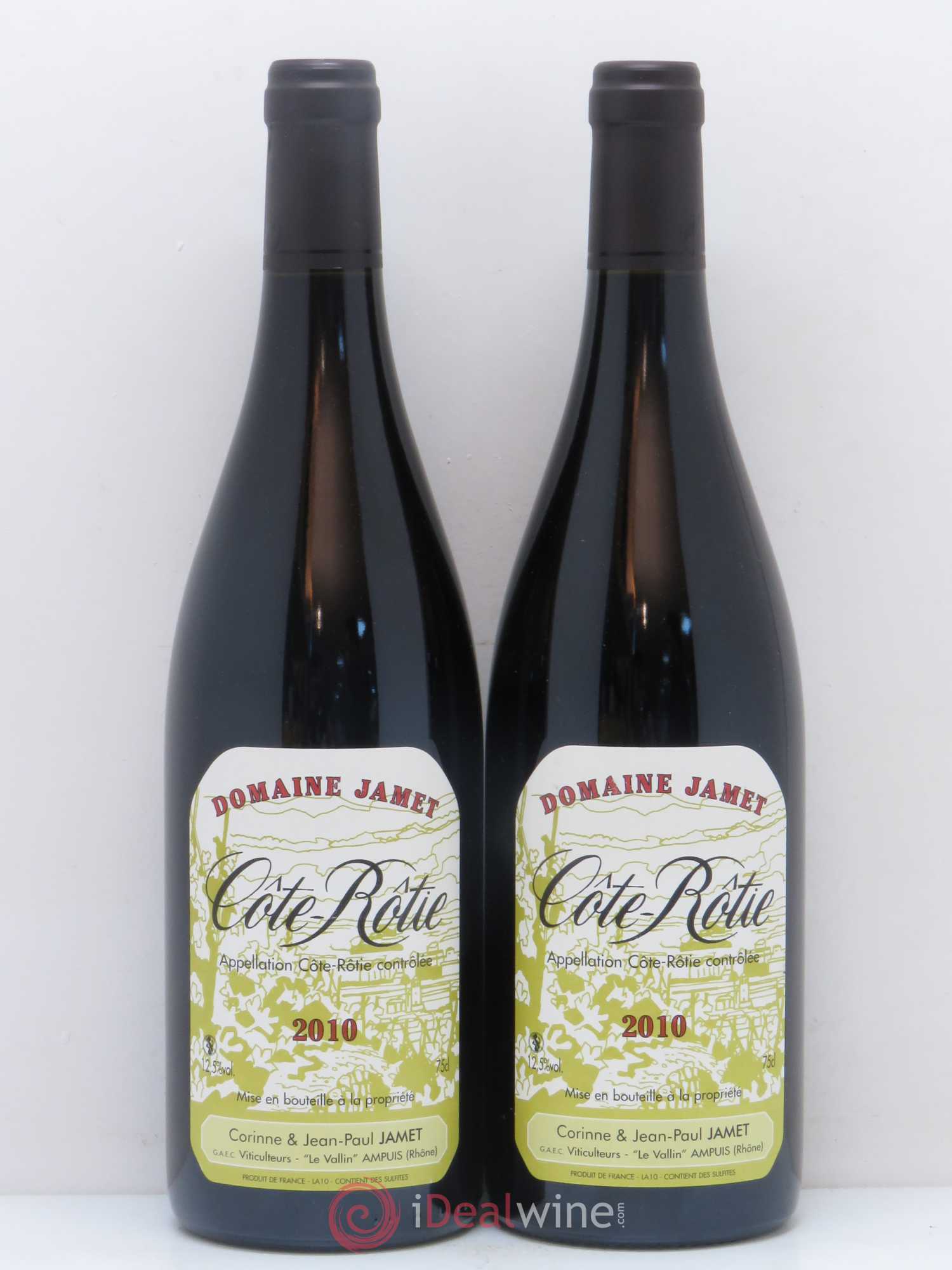 Côte-Rôtie Jamet (Domaine) 2010 - Lot de 2 bouteilles - 0