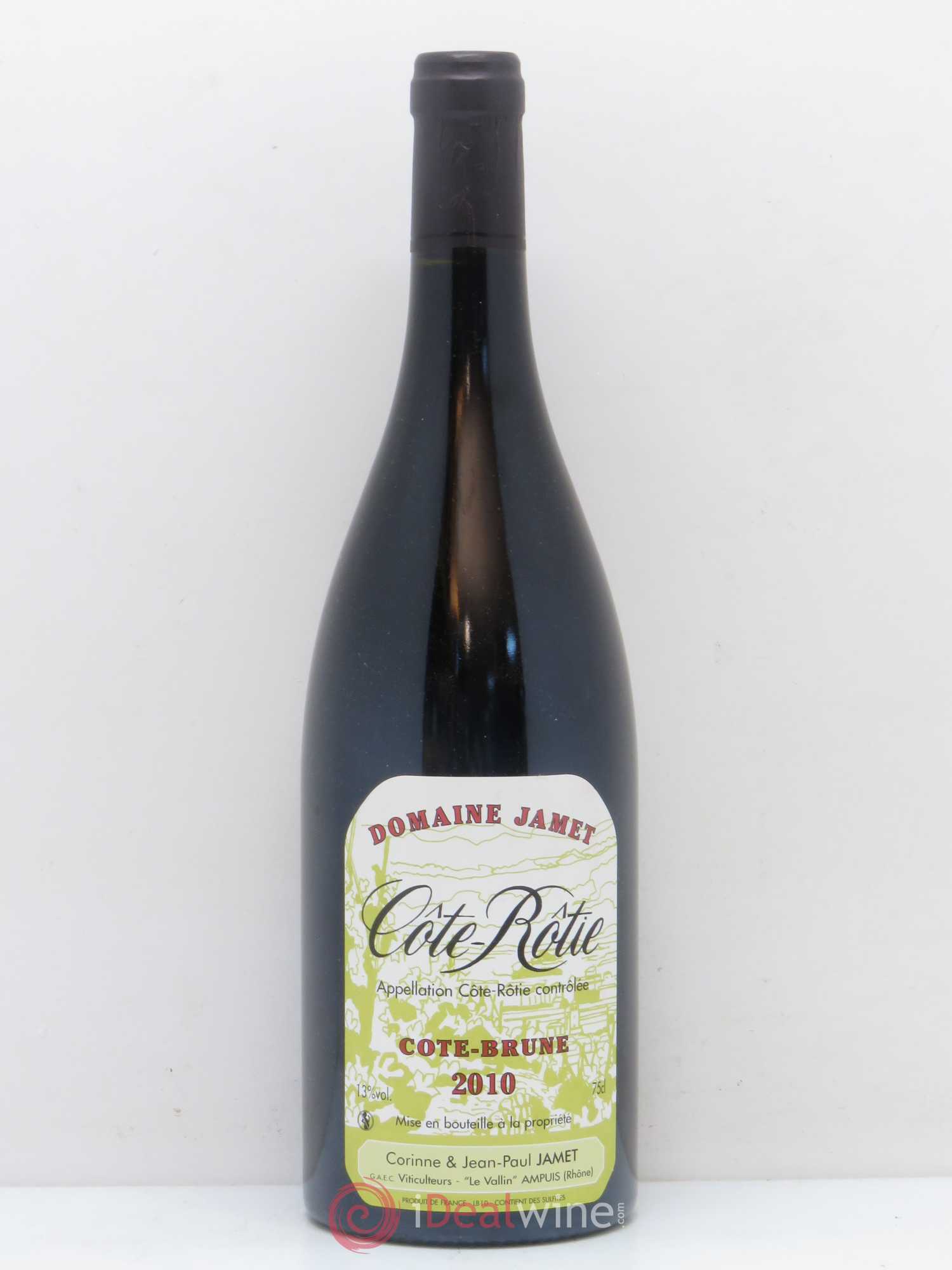 Côte-Rôtie Côte Brune Jamet (Domaine) 2010 - Lot de 1 bouteille - 0
