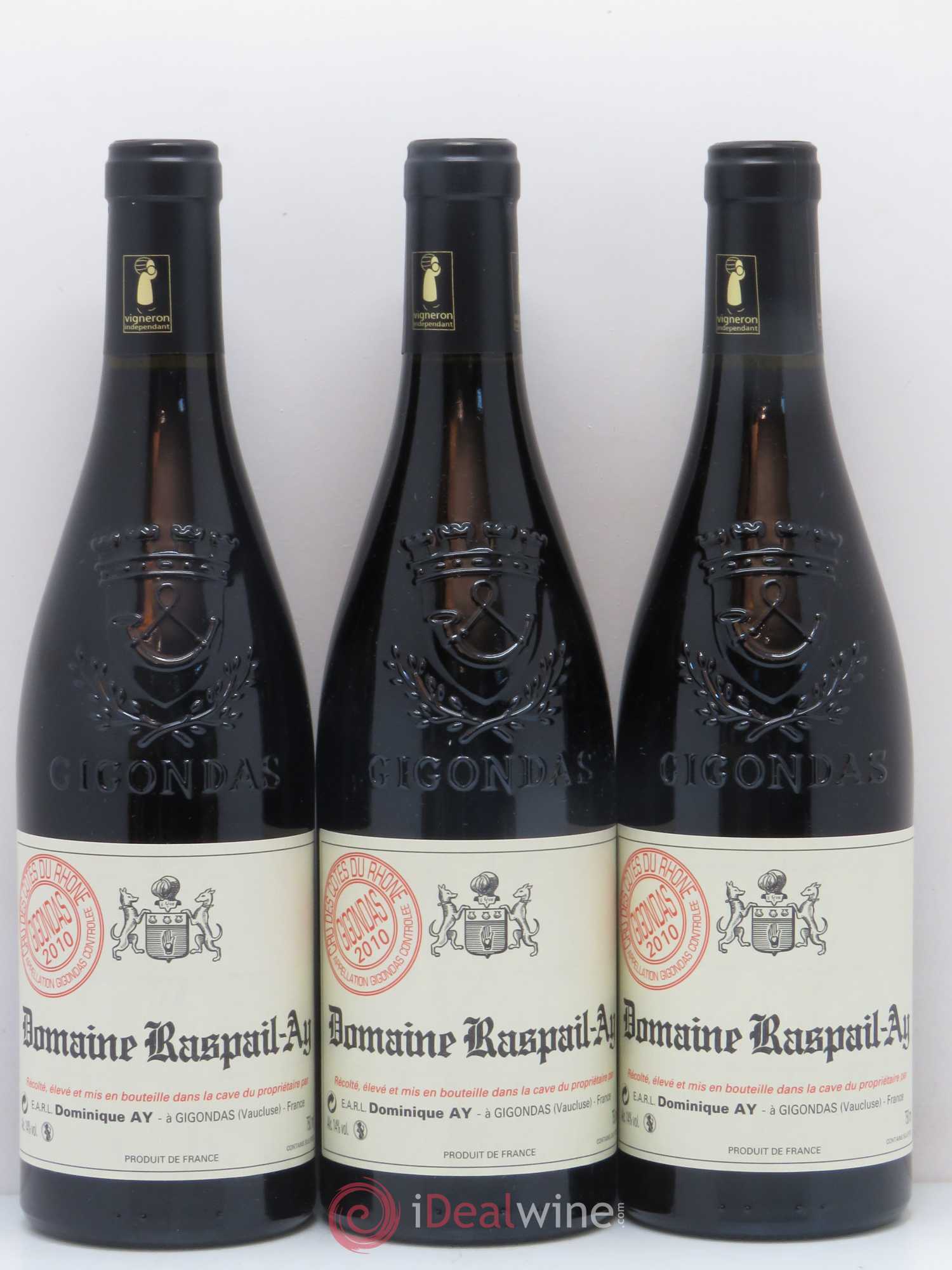 Gigondas Domaine Raspail Ay 2010 - Lot de 6 bouteilles - 2