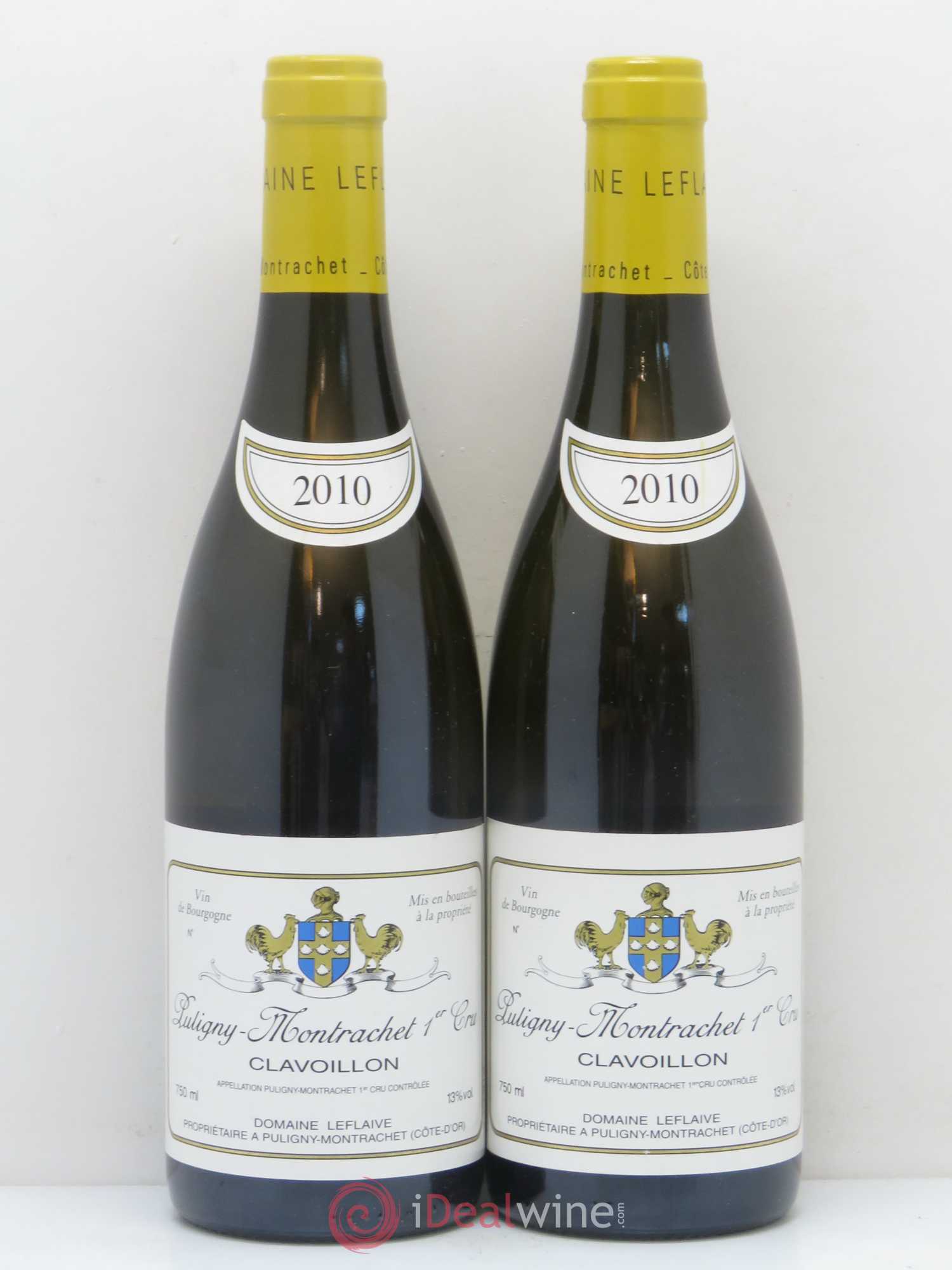 Puligny-Montrachet 1er Cru Clavoillon Leflaive (Domaine) 2010 - Lot de 2 bouteilles - 0